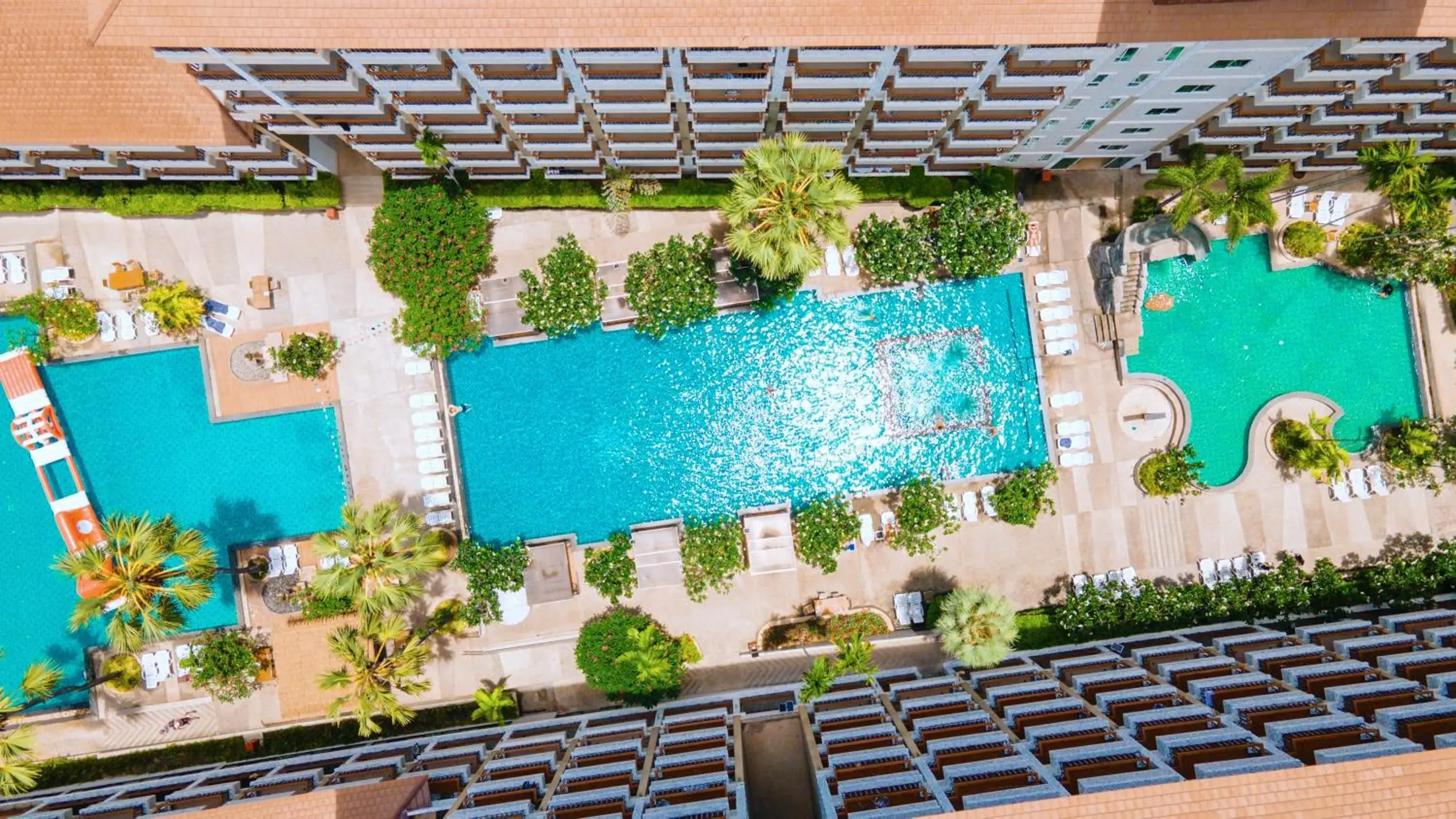 Bird's eye view in Welcome World Beachfront Resort Bird's eye view in Welcome World Beachfront Resort