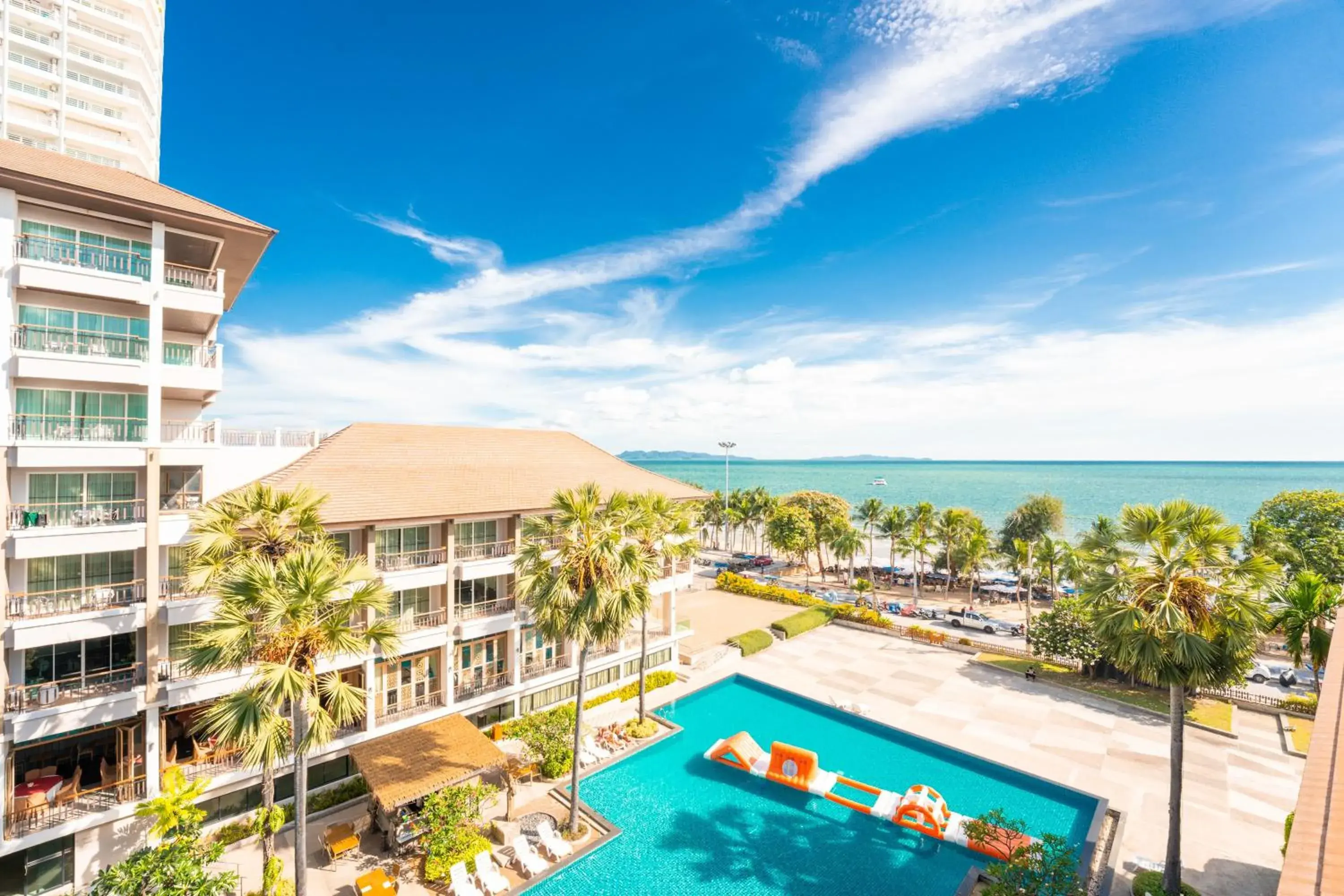 Property building in Welcome World Beachfront Resort Property building in Welcome World Beachfront Resort