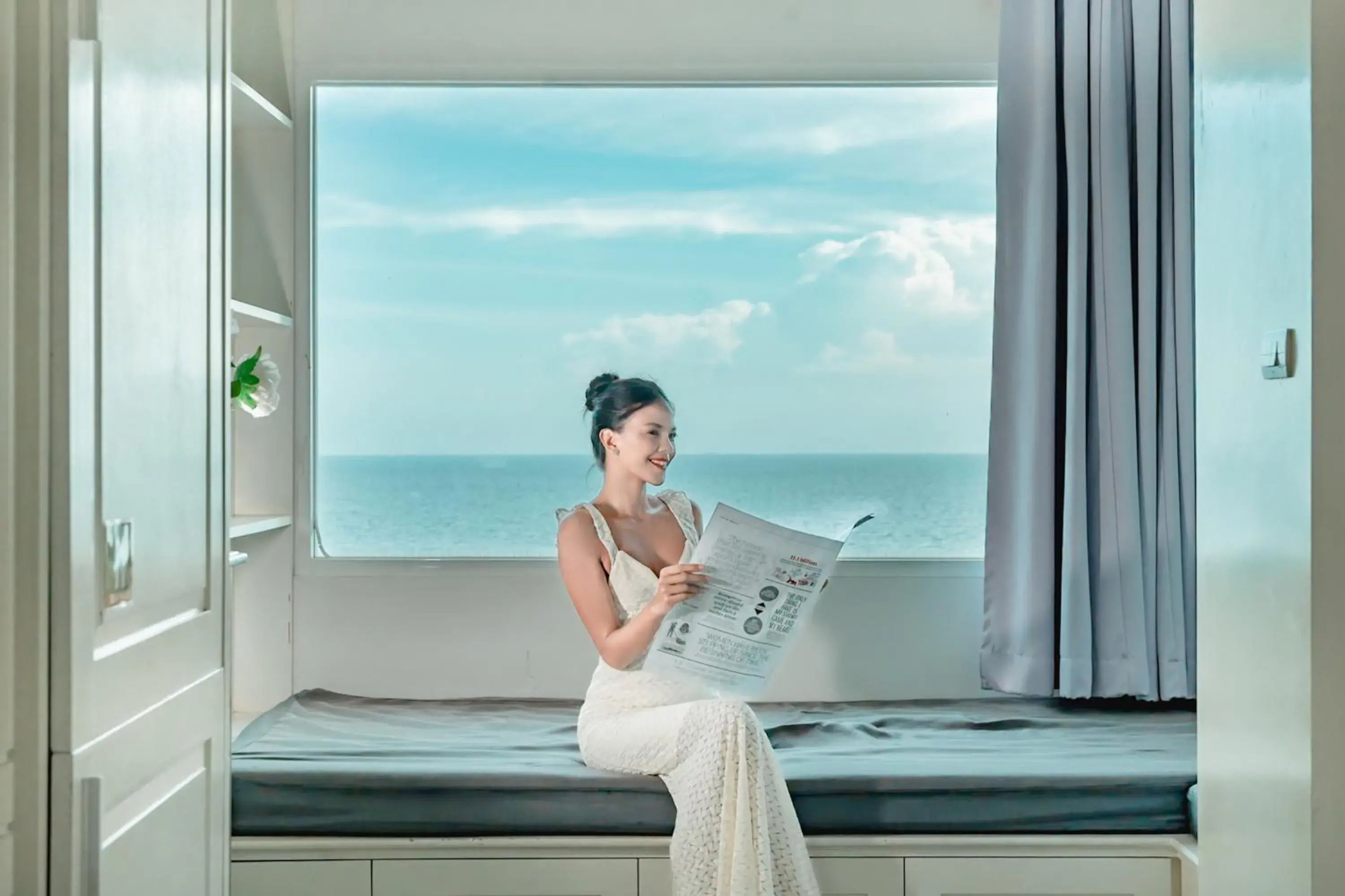 Sea view, Bed in Welcome World Beachfront Resort Sea view, Bed in Welcome World Beachfront Resort