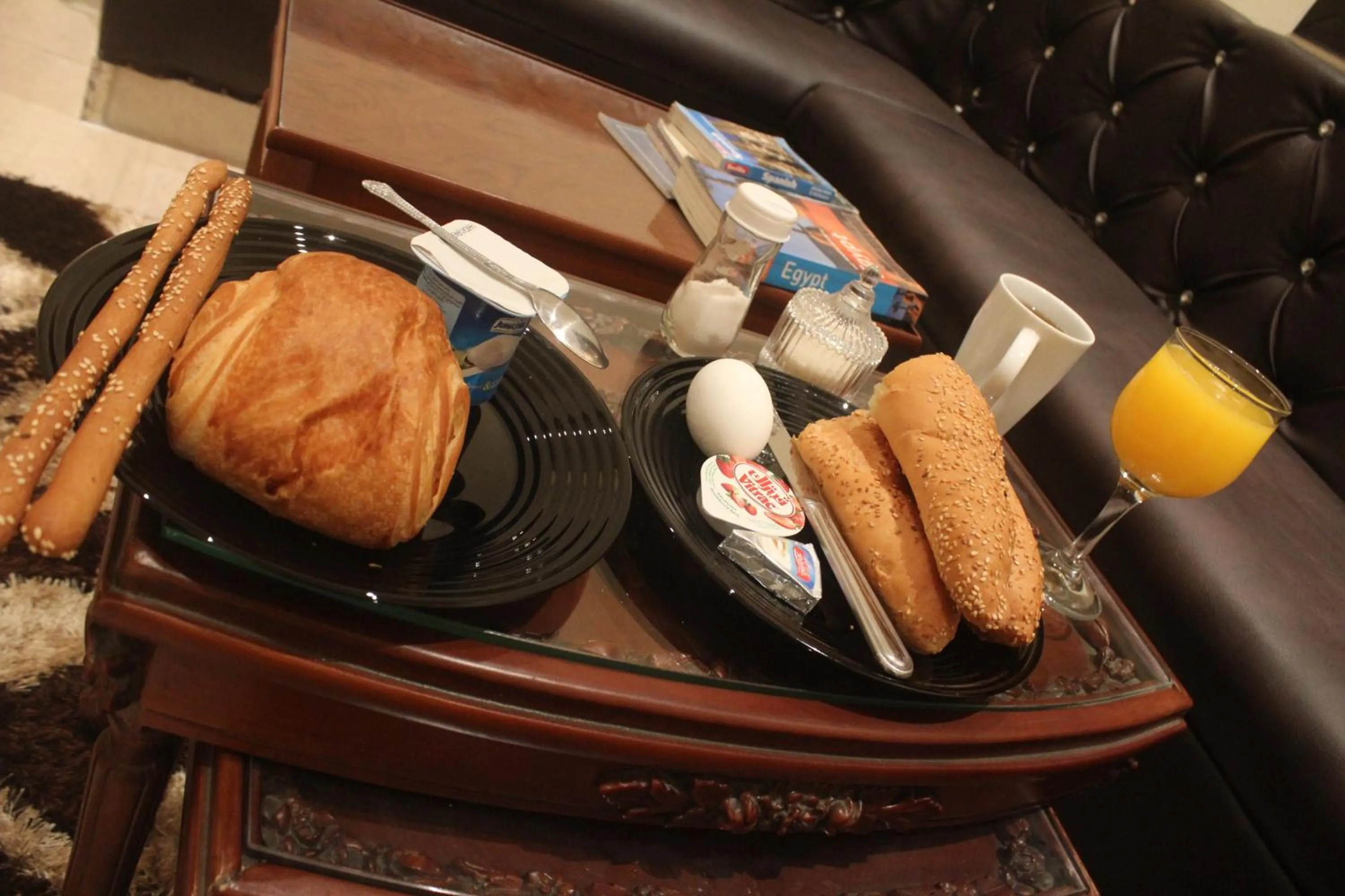Continental breakfast in Tahrir Square Hostel