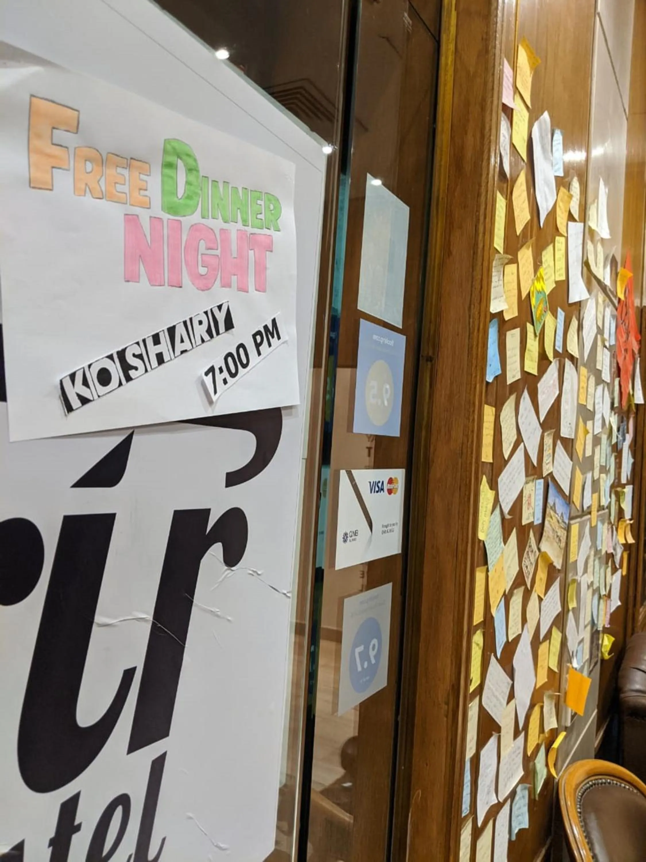 Logo/Certificate/Sign in Tahrir Square Hostel