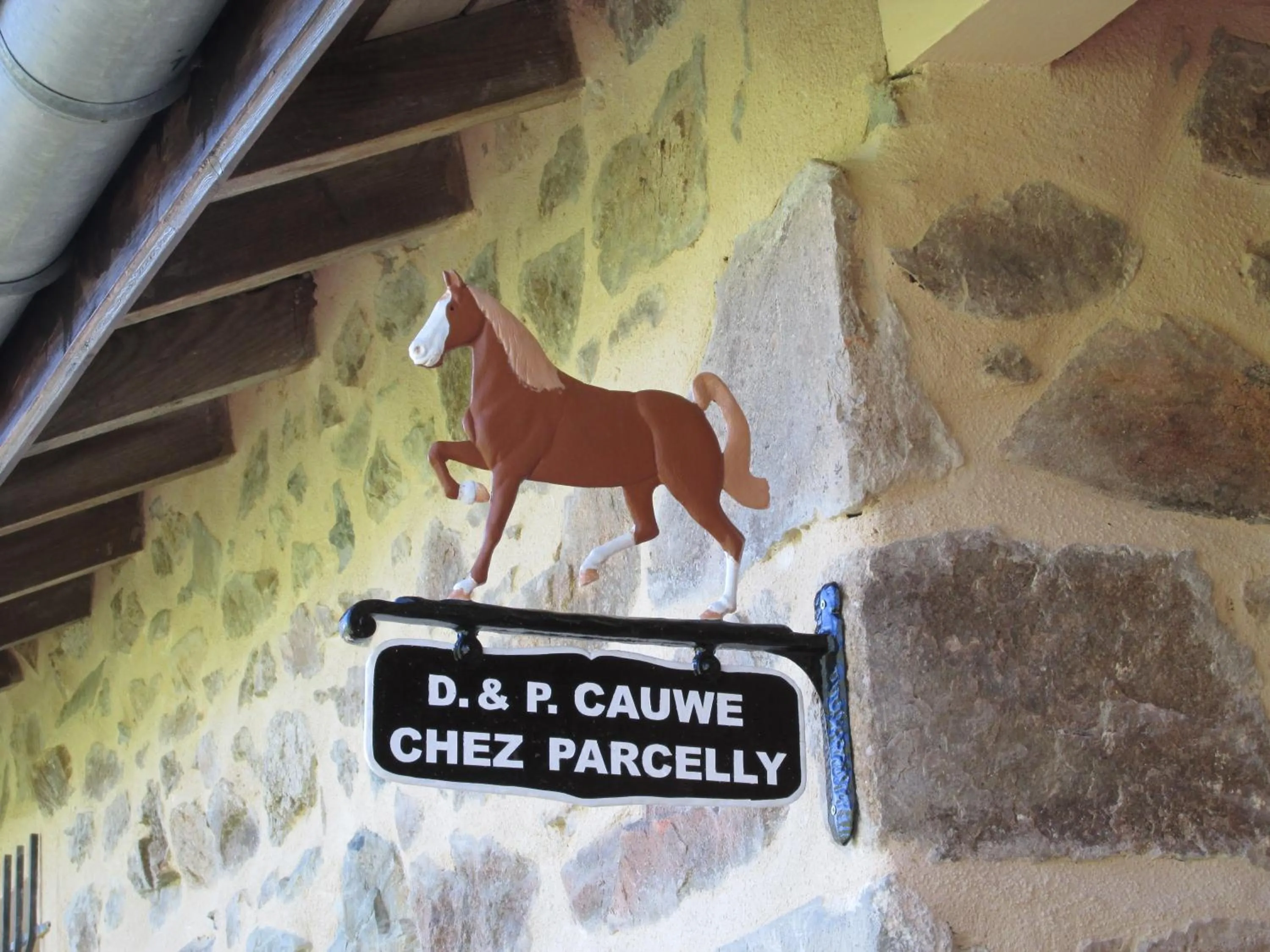 La vache sur le toit