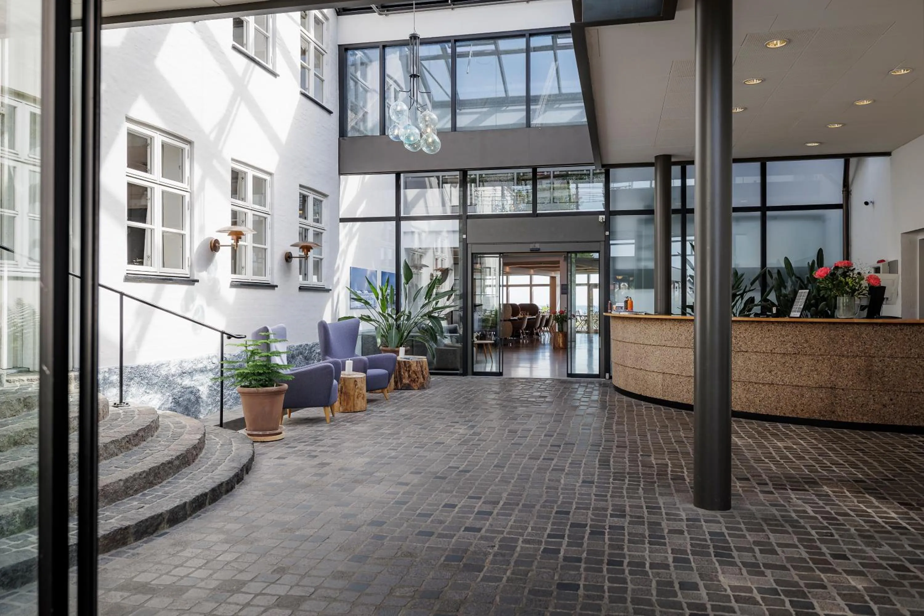 Lobby or reception in Fredensborg Badehotel