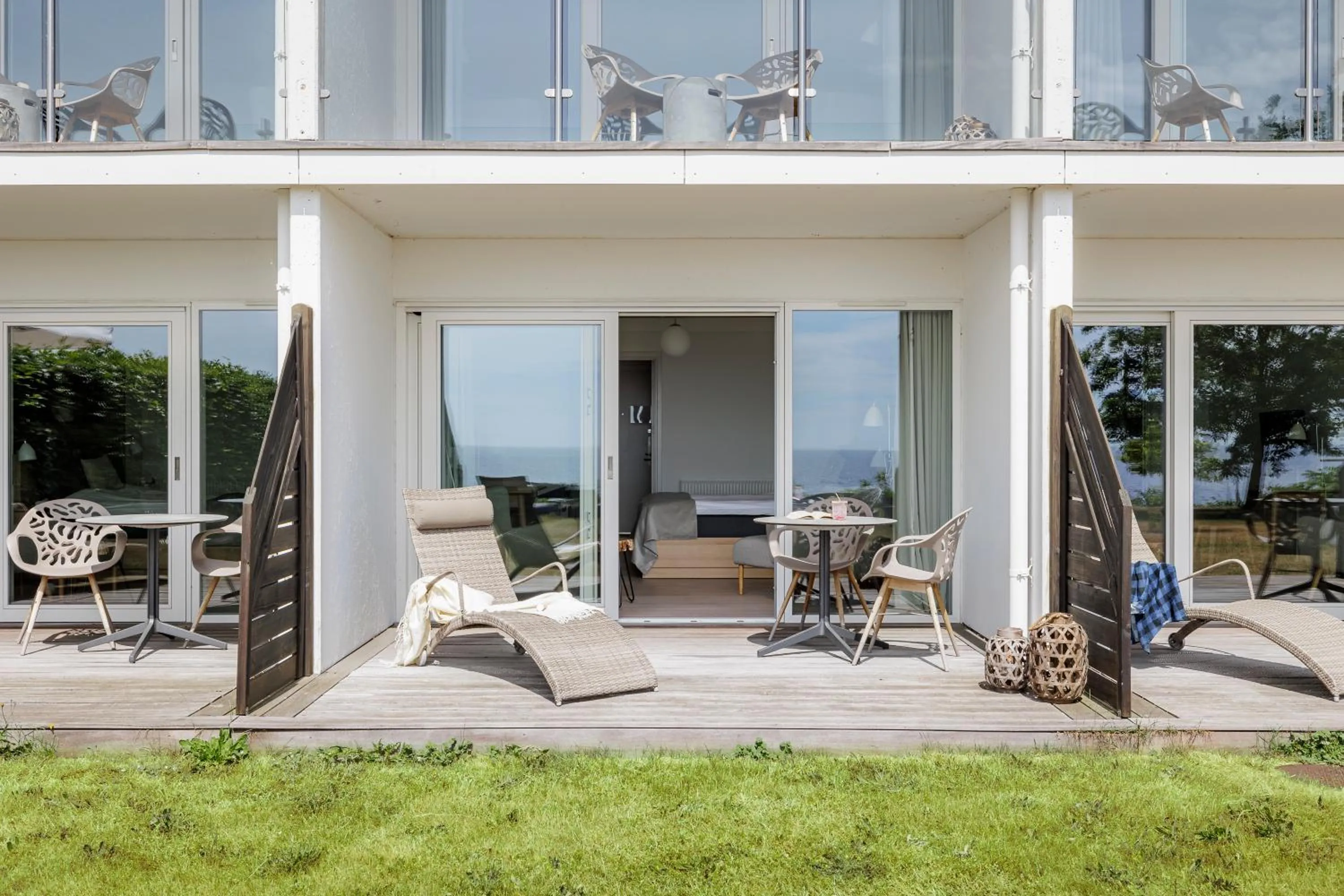 Patio in Fredensborg Badehotel