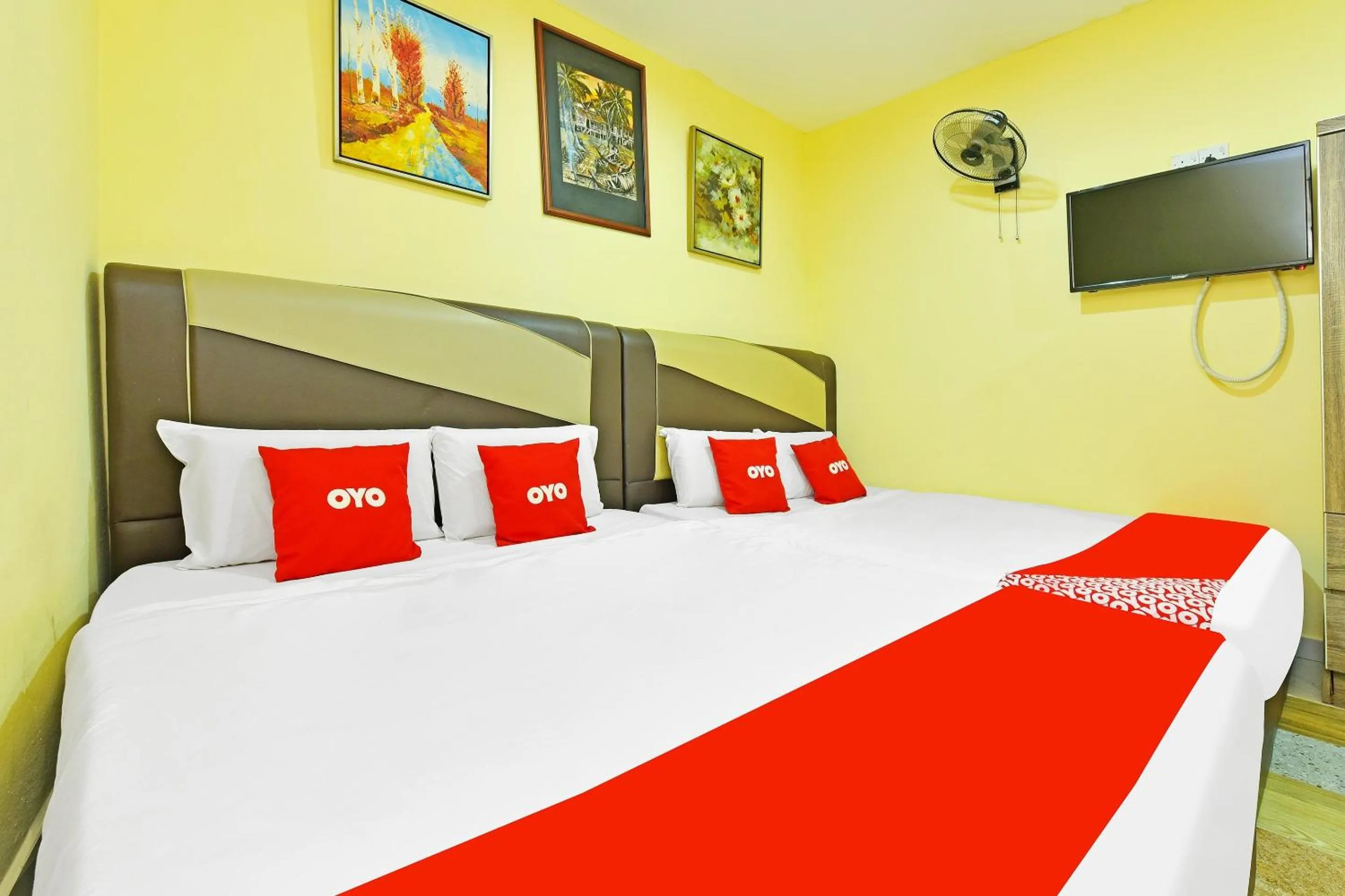 Bedroom, Bed in Hotel O Bamboo Inn