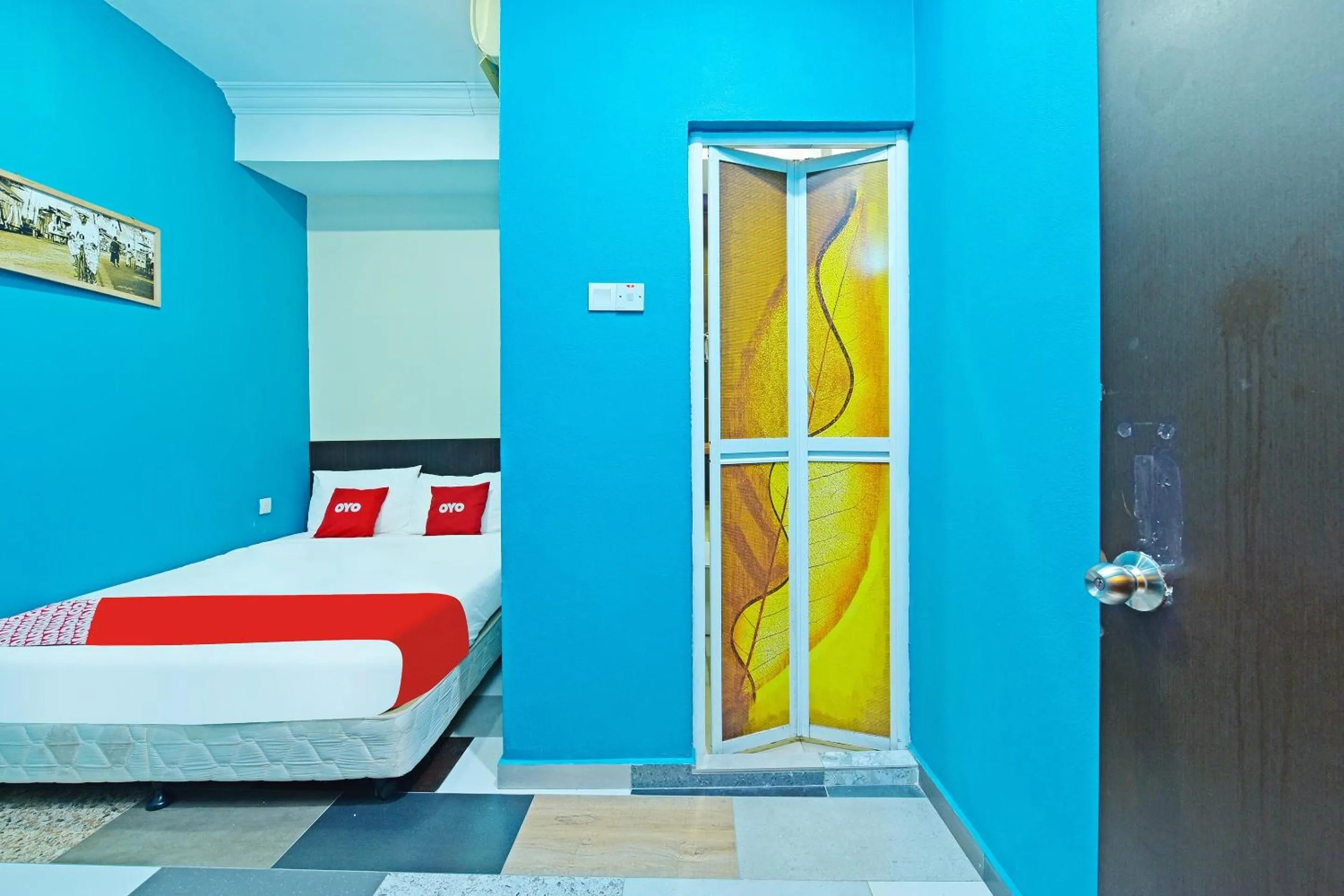 Bedroom, Bed in Hotel O Bamboo Inn