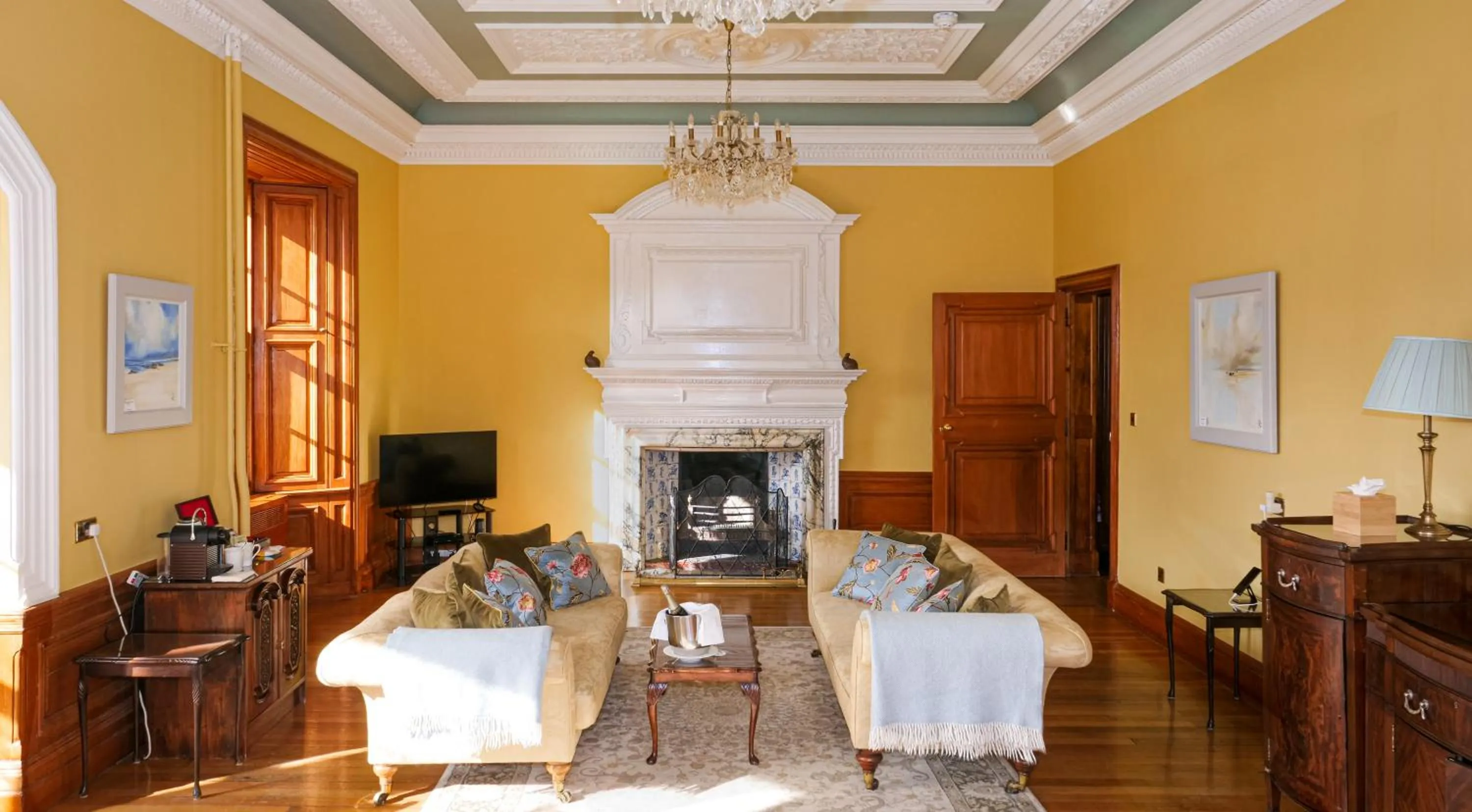Seating area in Glencoe House
