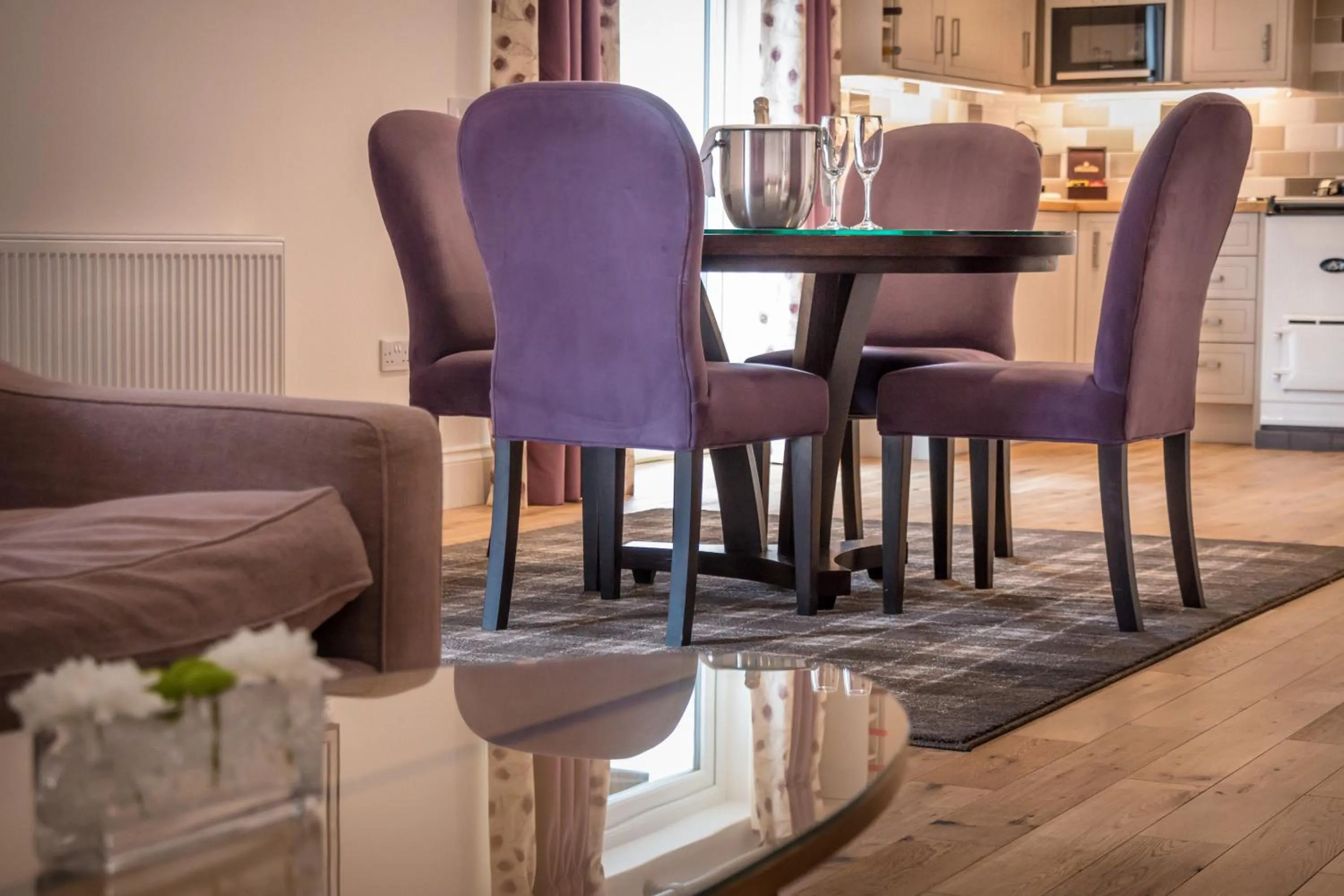 Seating area in Glencoe House