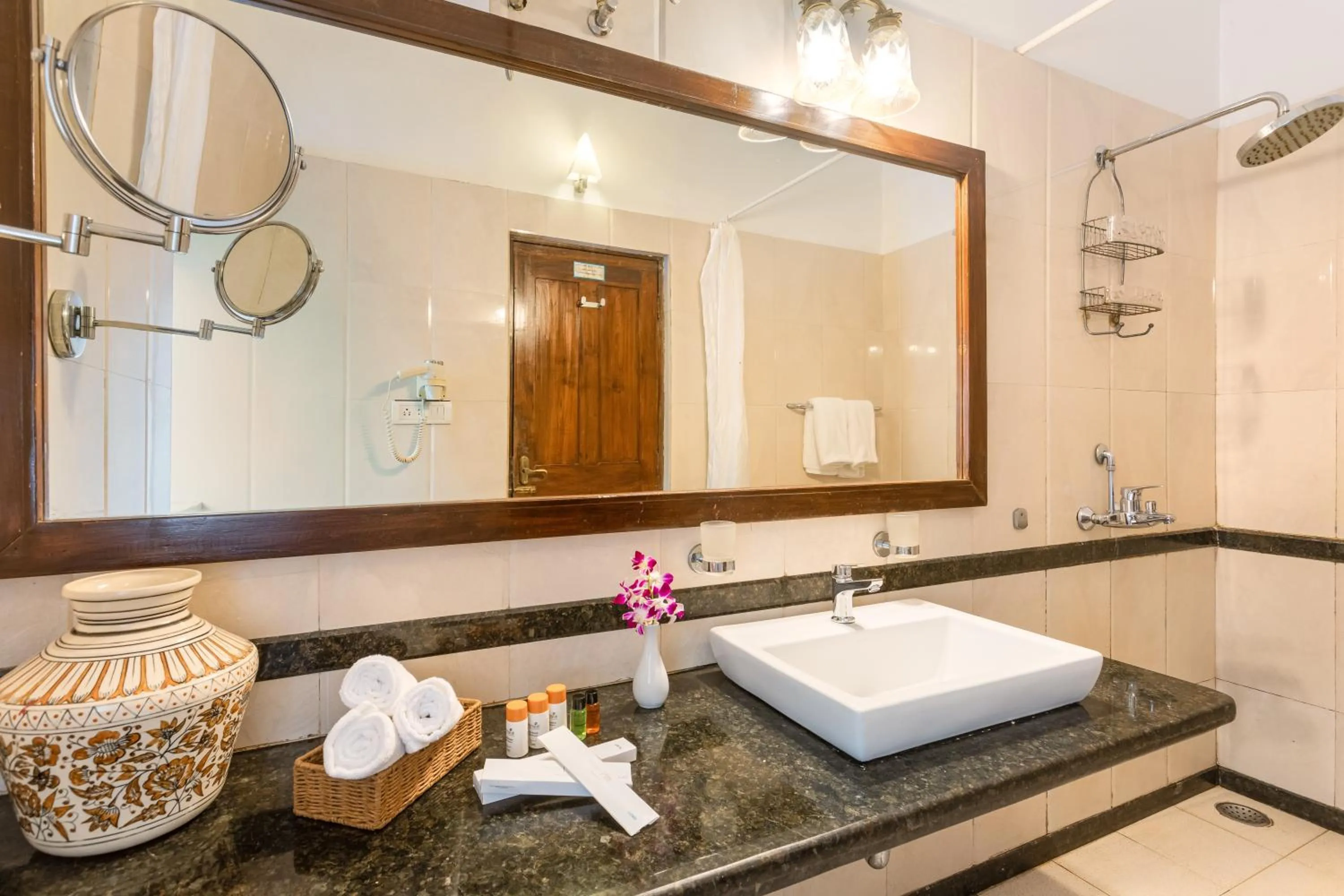 Bathroom in The Tamarind Hotel - A Boutique Heritage Stay, Anjuna - Goa