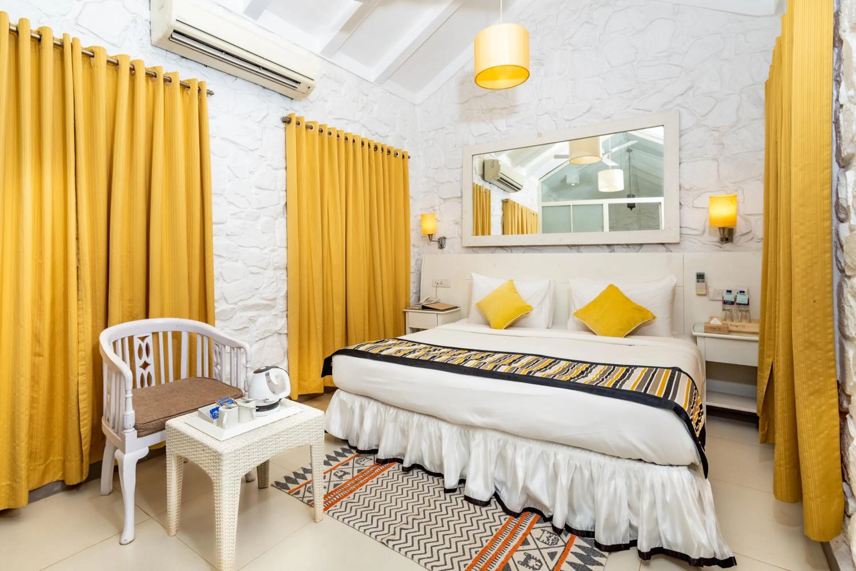 Bedroom, Bed in The Tamarind Hotel - A Boutique Heritage Stay, Anjuna - Goa