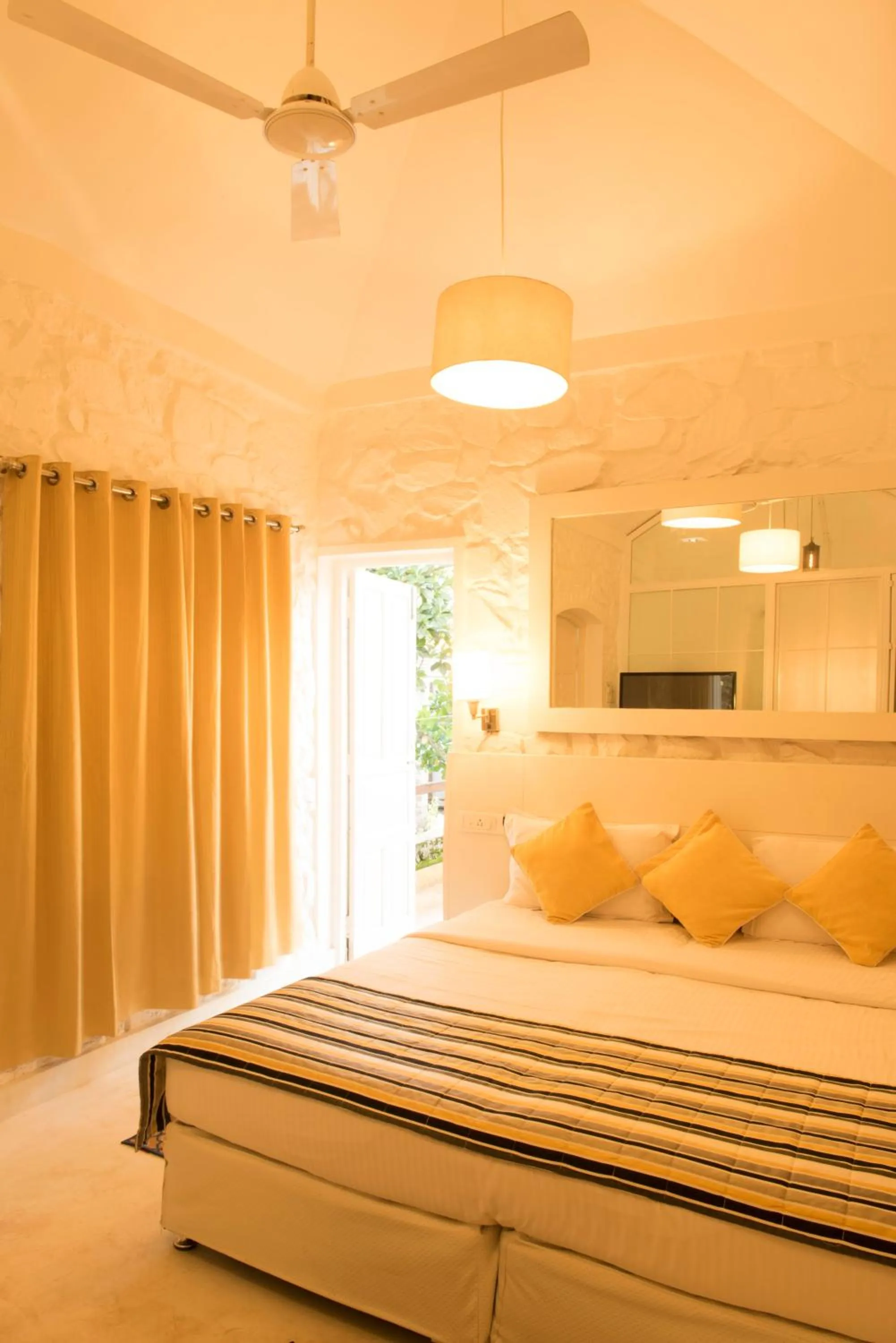 Bedroom, Bed in The Tamarind Hotel - A Boutique Heritage Stay, Anjuna - Goa