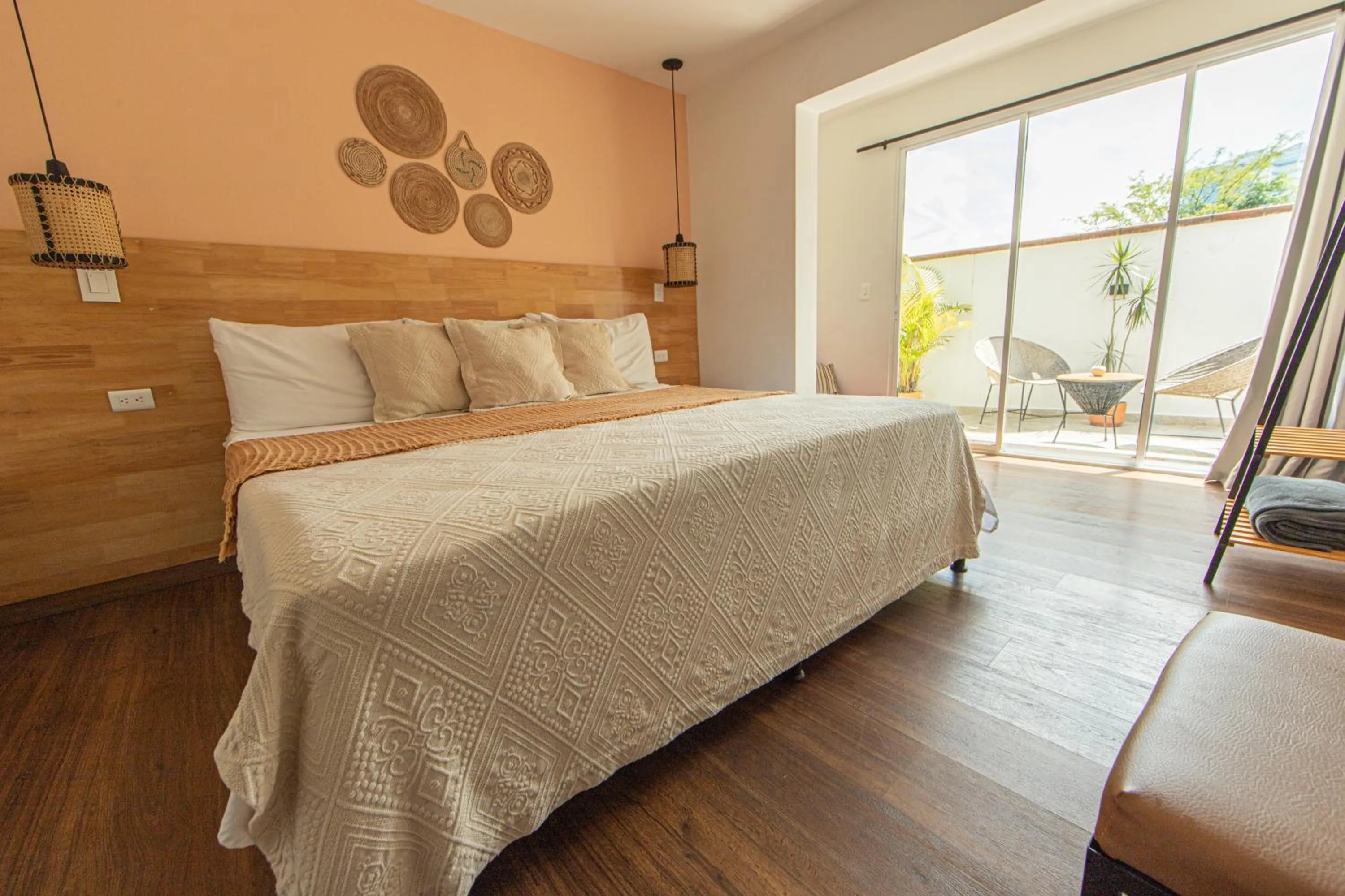 Bed in La Martina Boutique Hotel