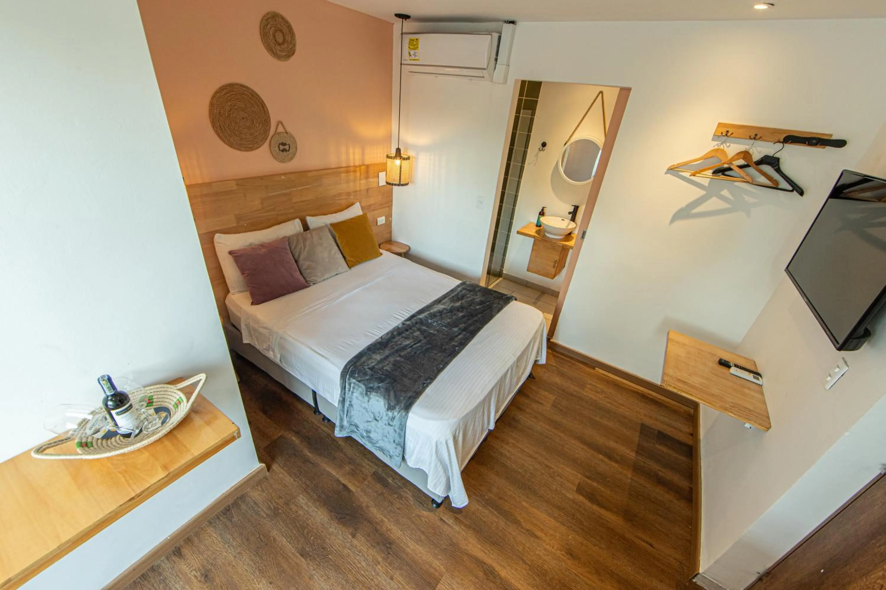 Bed in La Martina Boutique Hotel