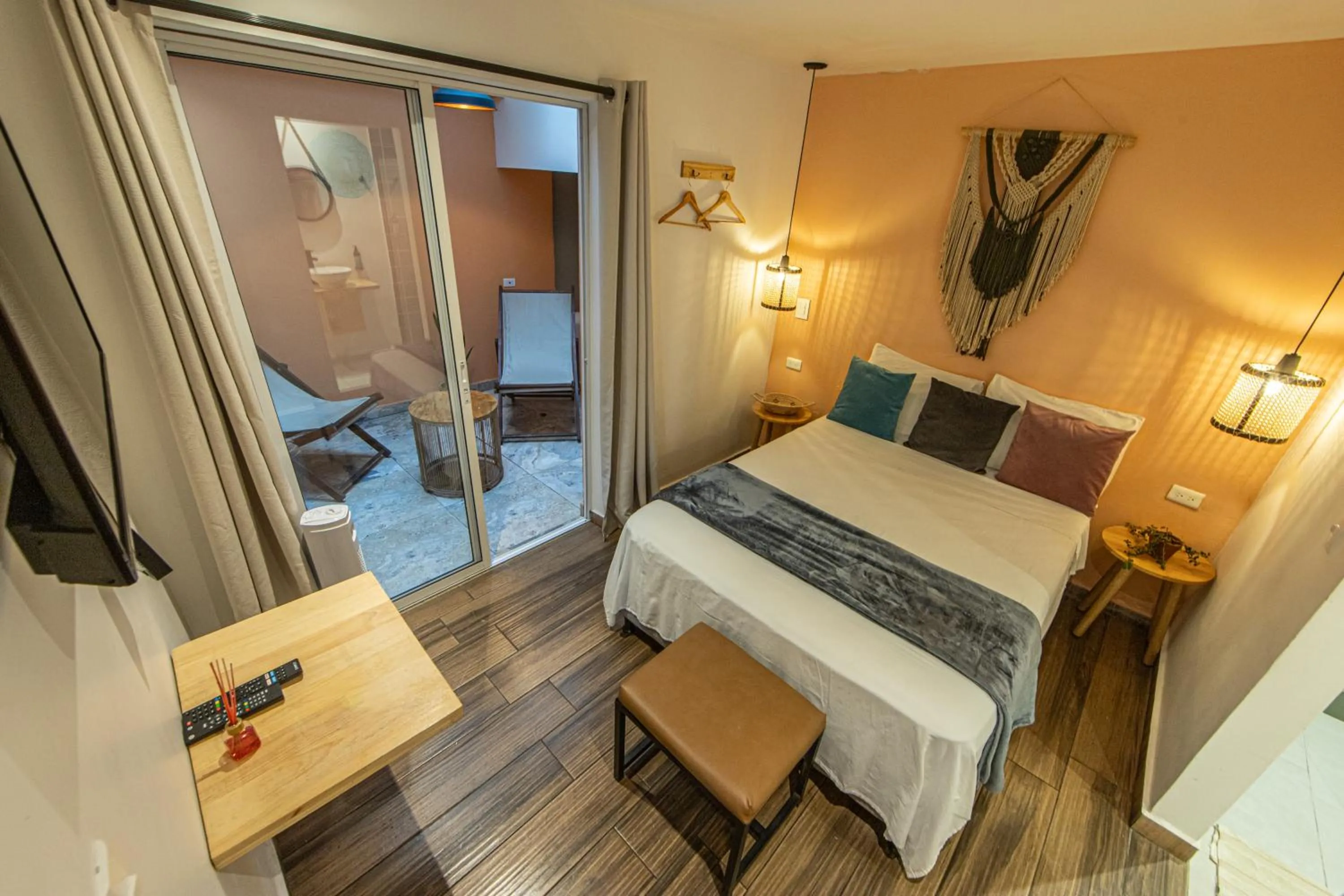 Bed in La Martina Boutique Hotel