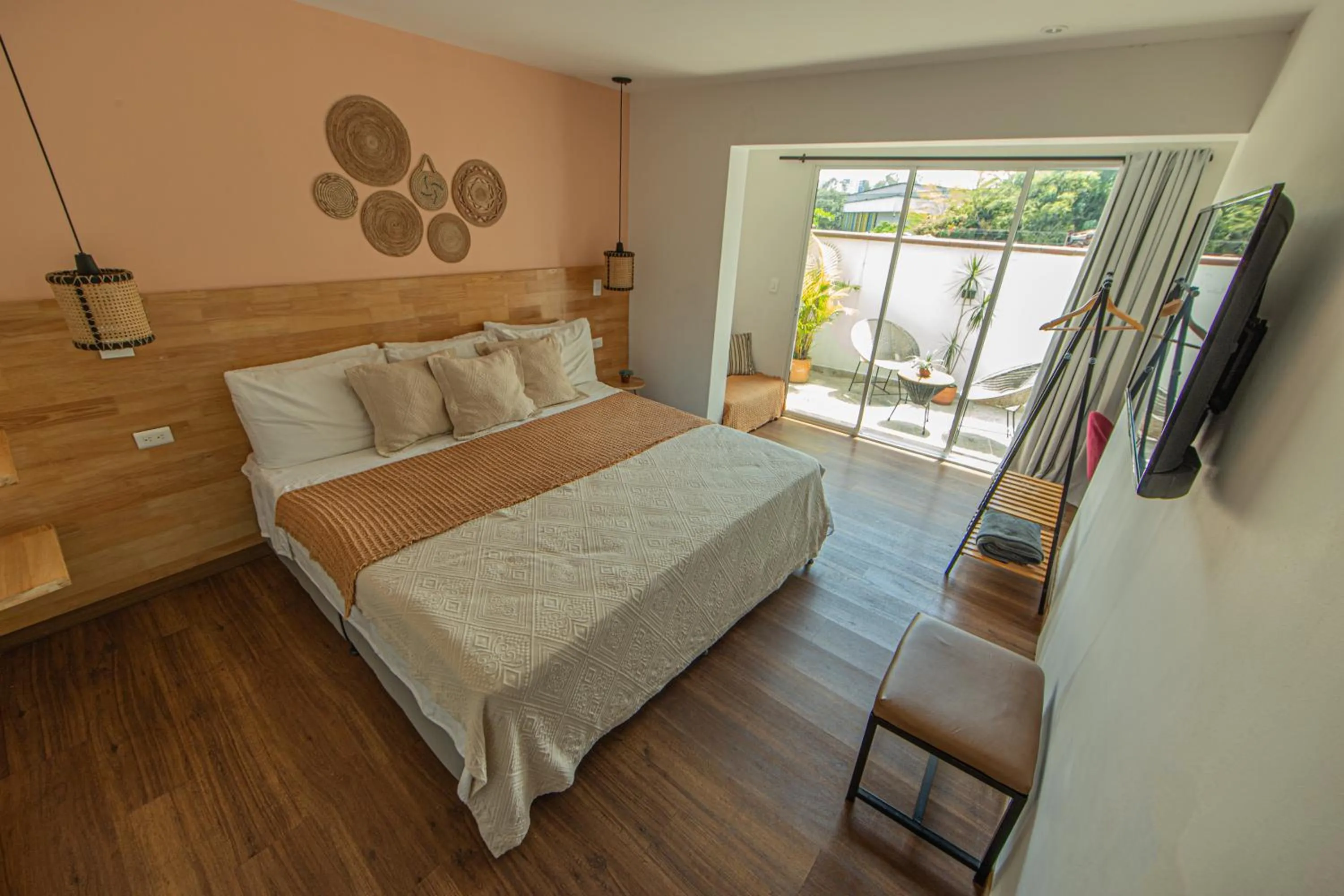 Bed in La Martina Boutique Hotel