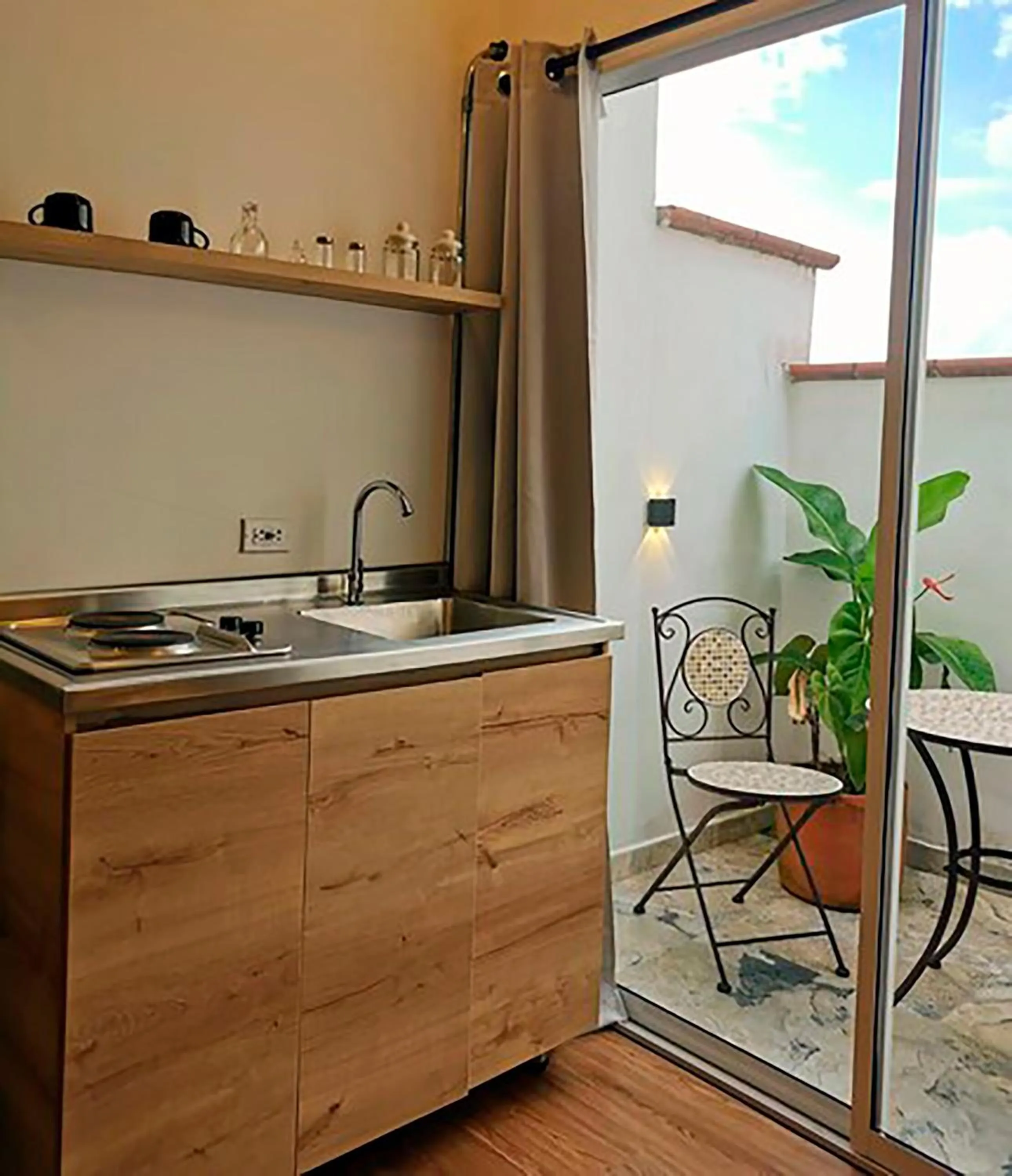 Kitchen or kitchenette in La Martina Boutique Hotel