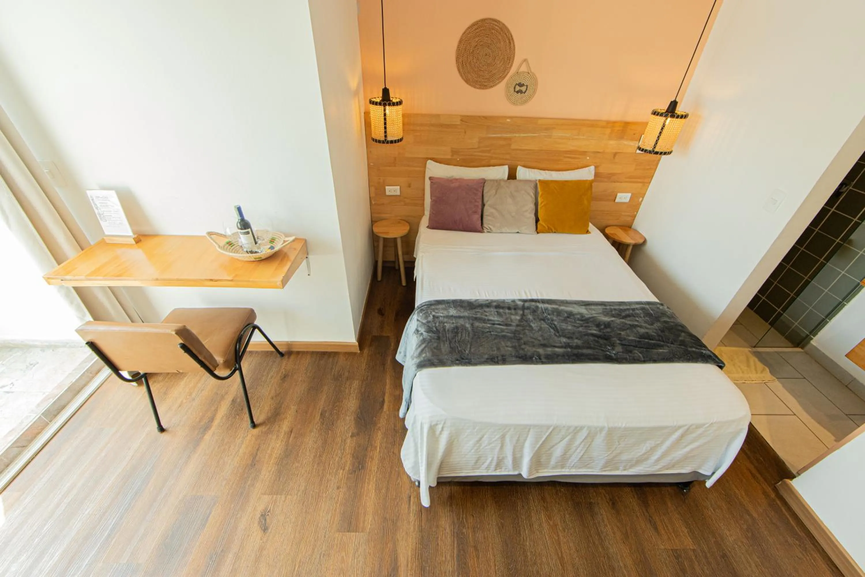 Bed in La Martina Boutique Hotel