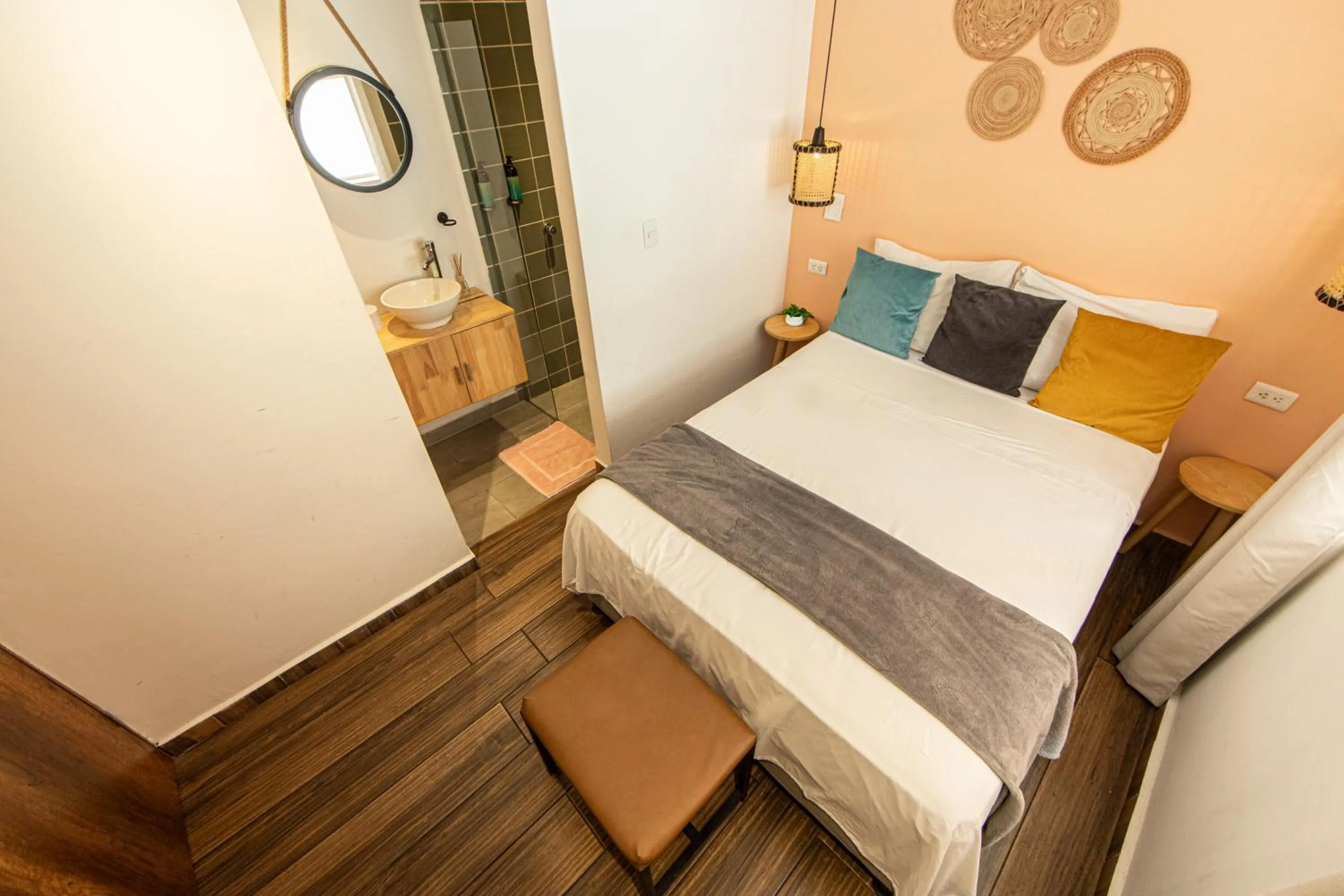 Bed in La Martina Boutique Hotel