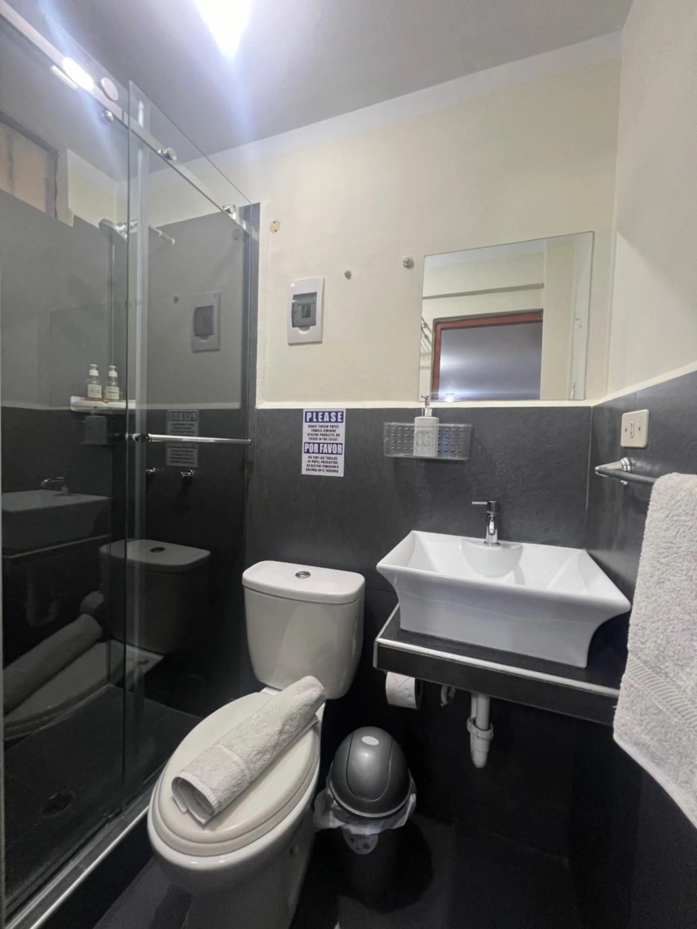 Bathroom in Lima Airport Tampu