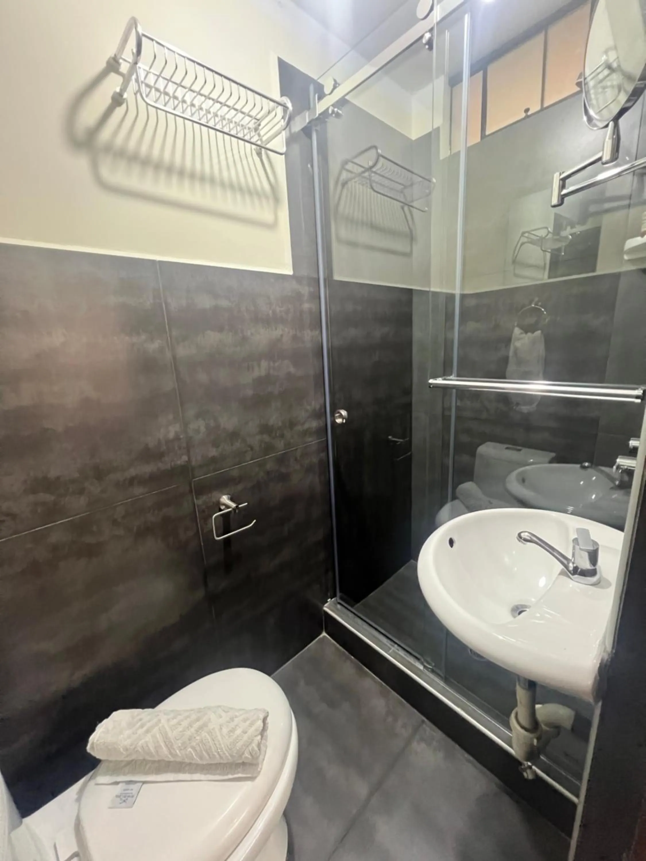 Bathroom in Lima Airport Tampu