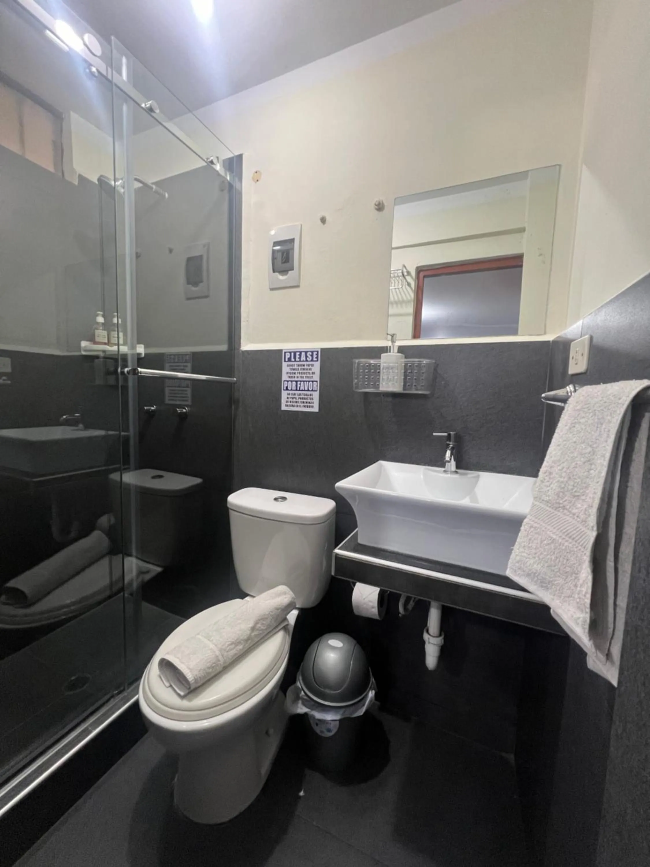 Bathroom in Lima Airport Tampu