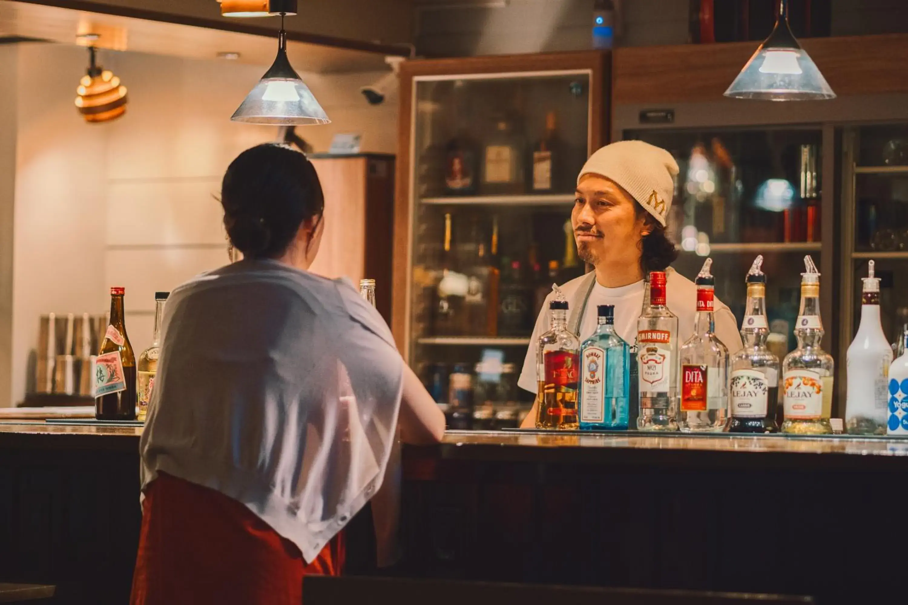 Lounge or bar in BLANC MIYAKOJIMA 旧RuGu Glamping Resort Lounge or bar in BLANC MIYAKOJIMA 旧RuGu Glamping Resort