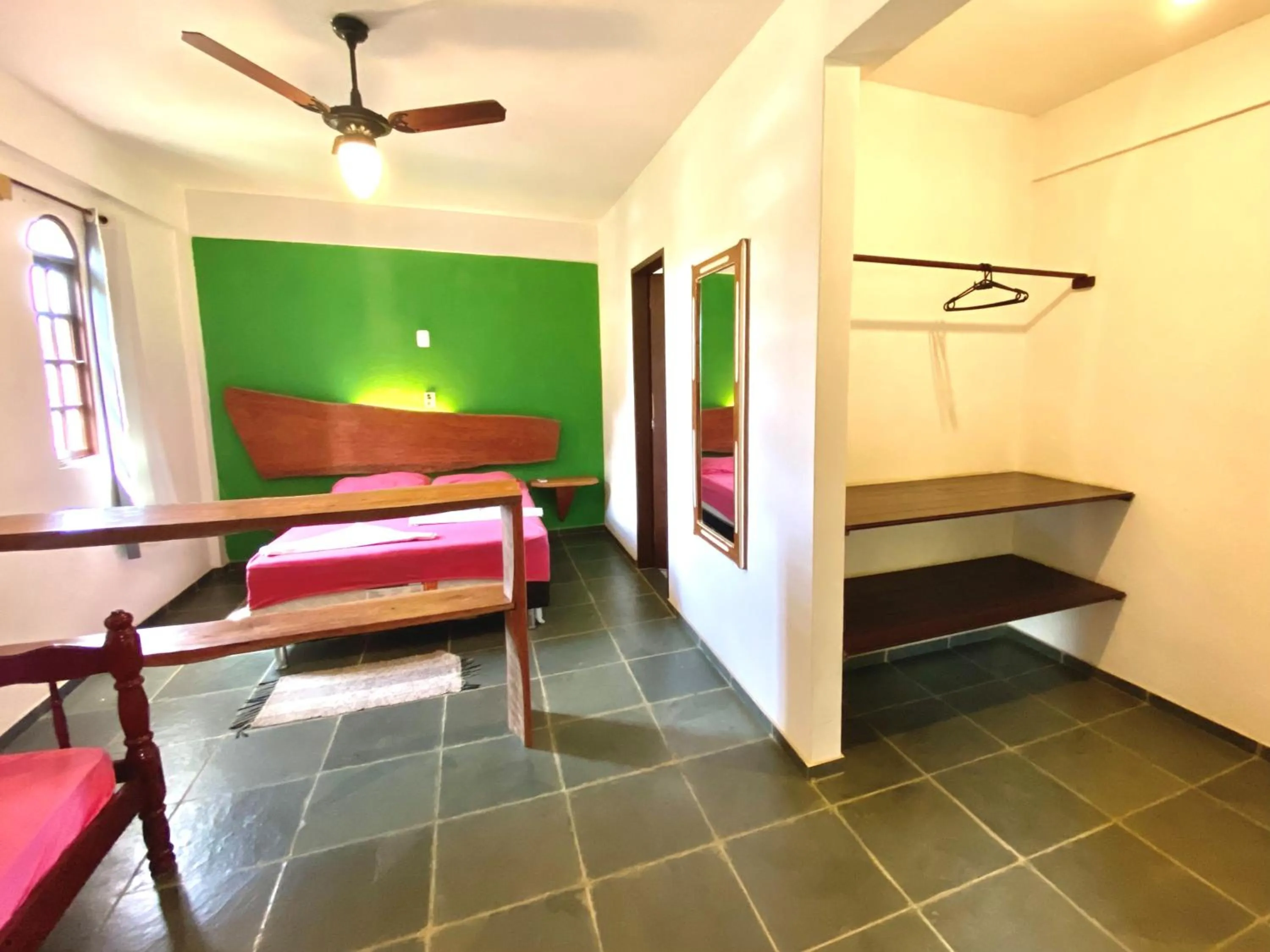 Bed in O Caramuru Hostel - Cumuruxatiba