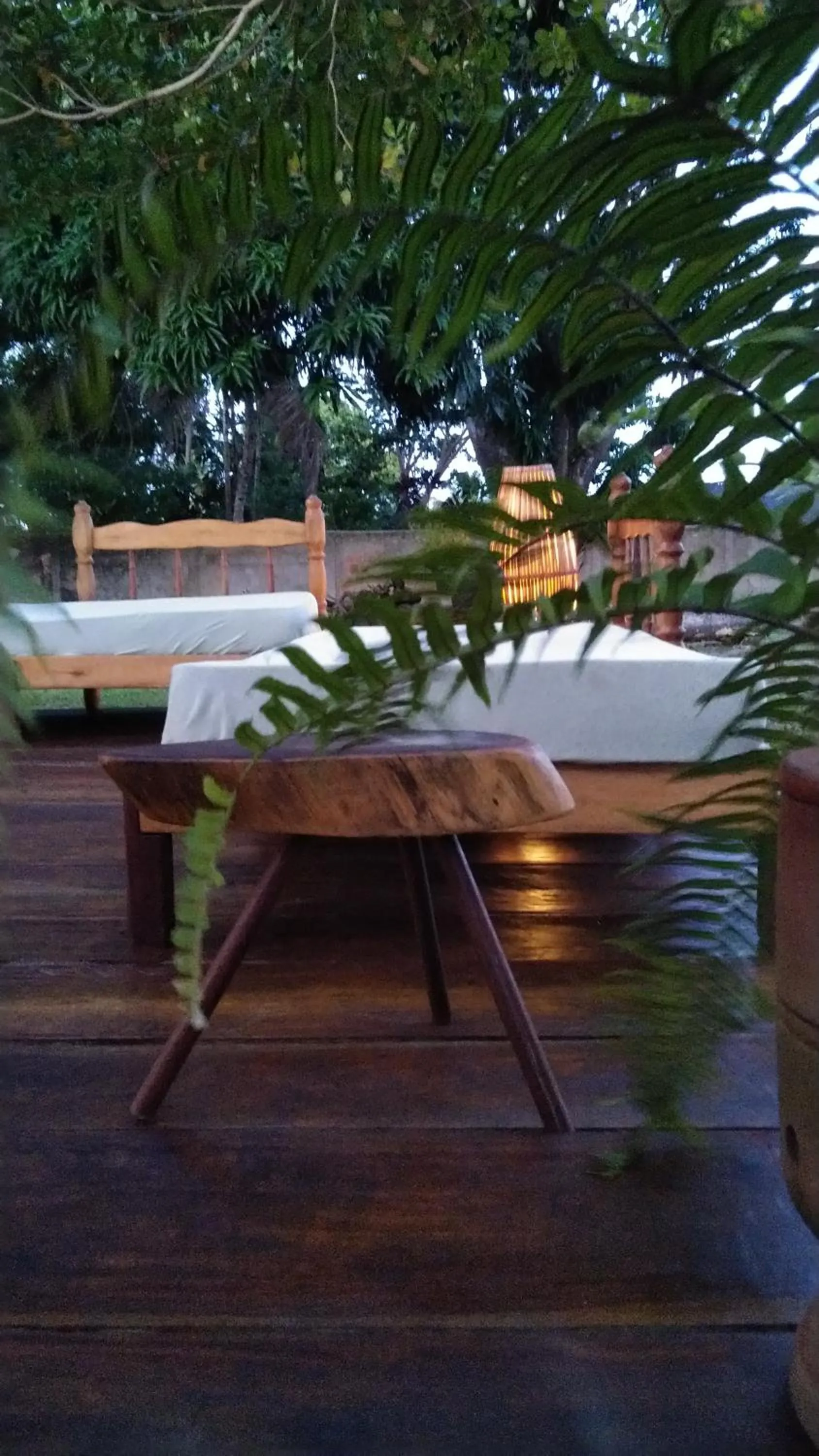 Patio in O Caramuru Hostel - Cumuruxatiba
