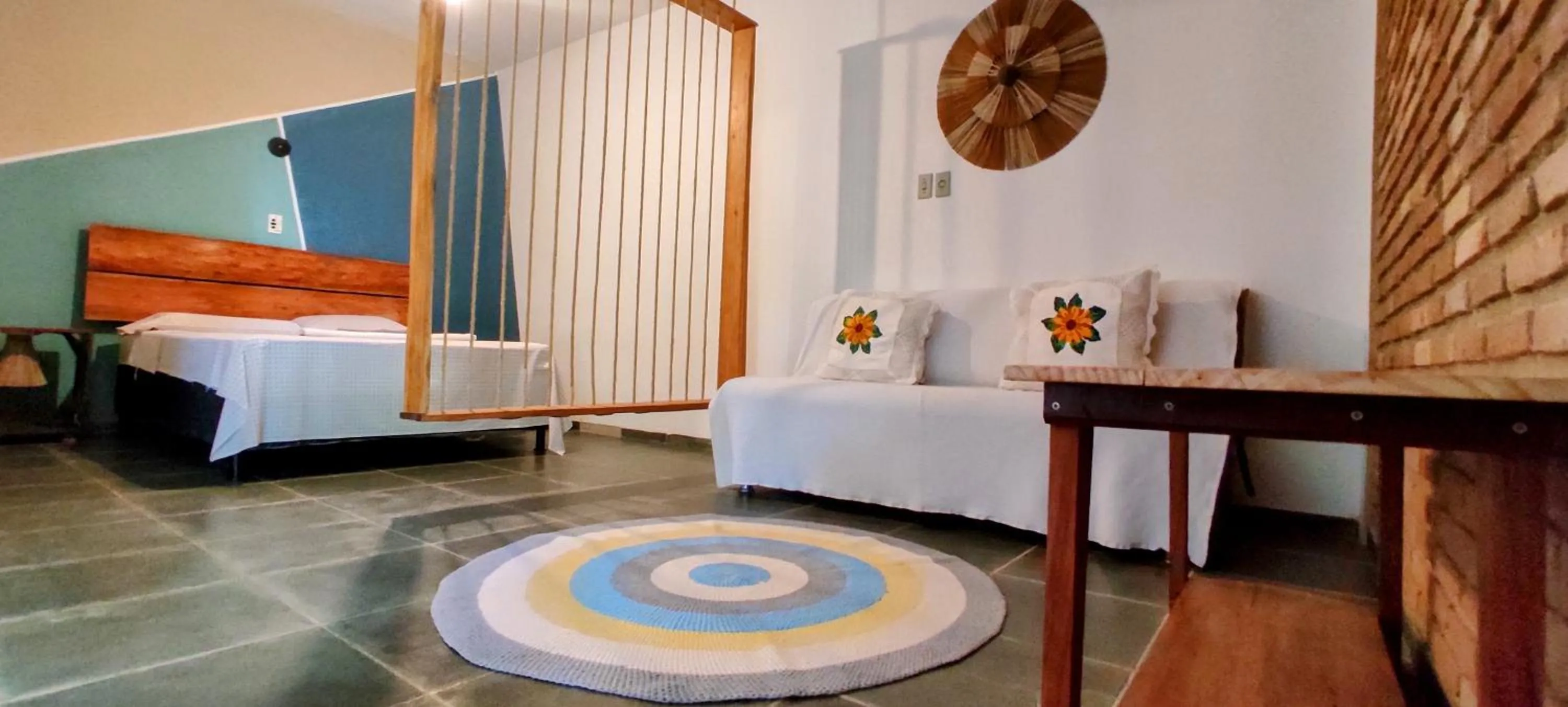 Bed in O Caramuru Hostel - Cumuruxatiba