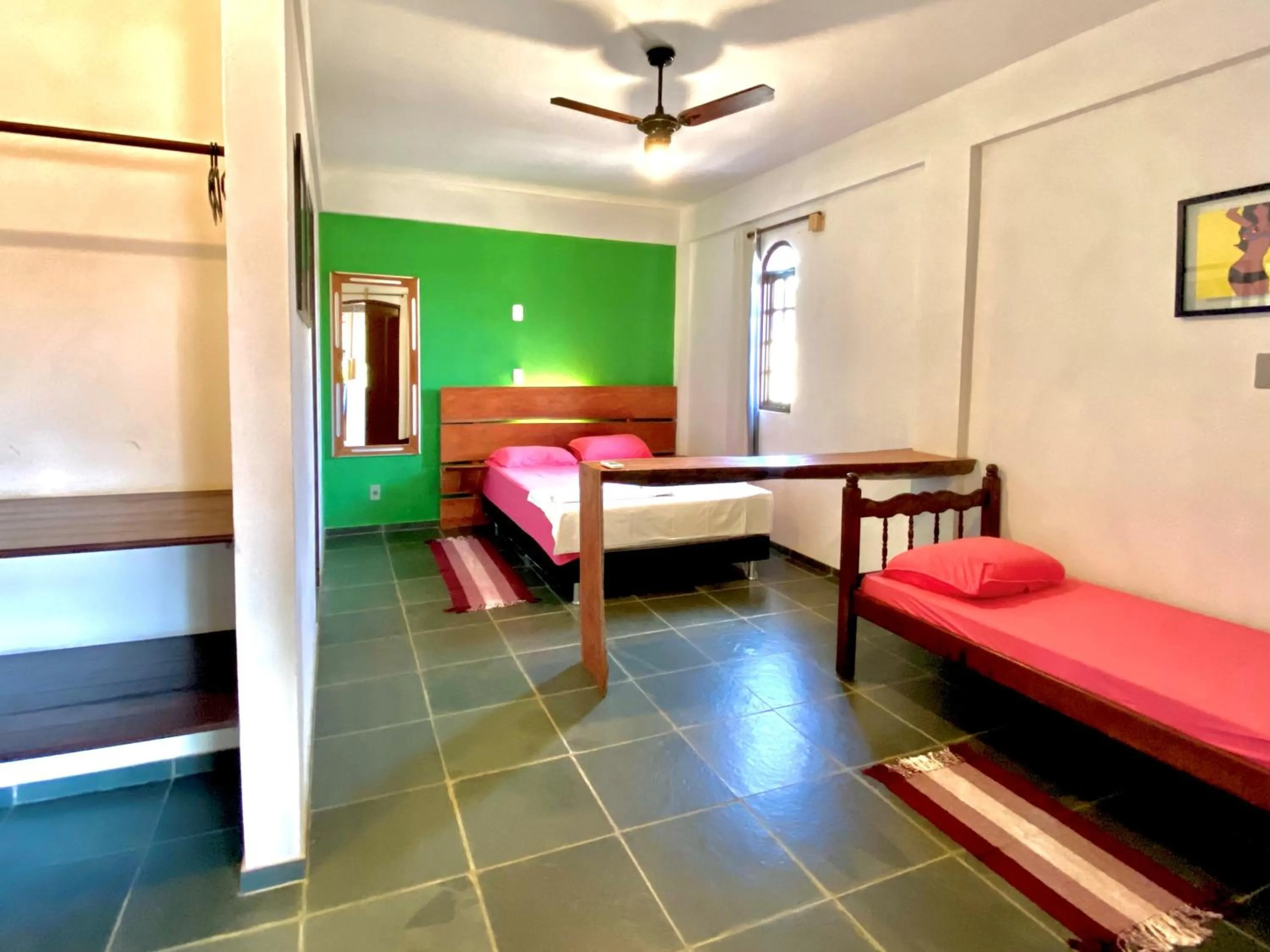 Bed in O Caramuru Hostel - Cumuruxatiba