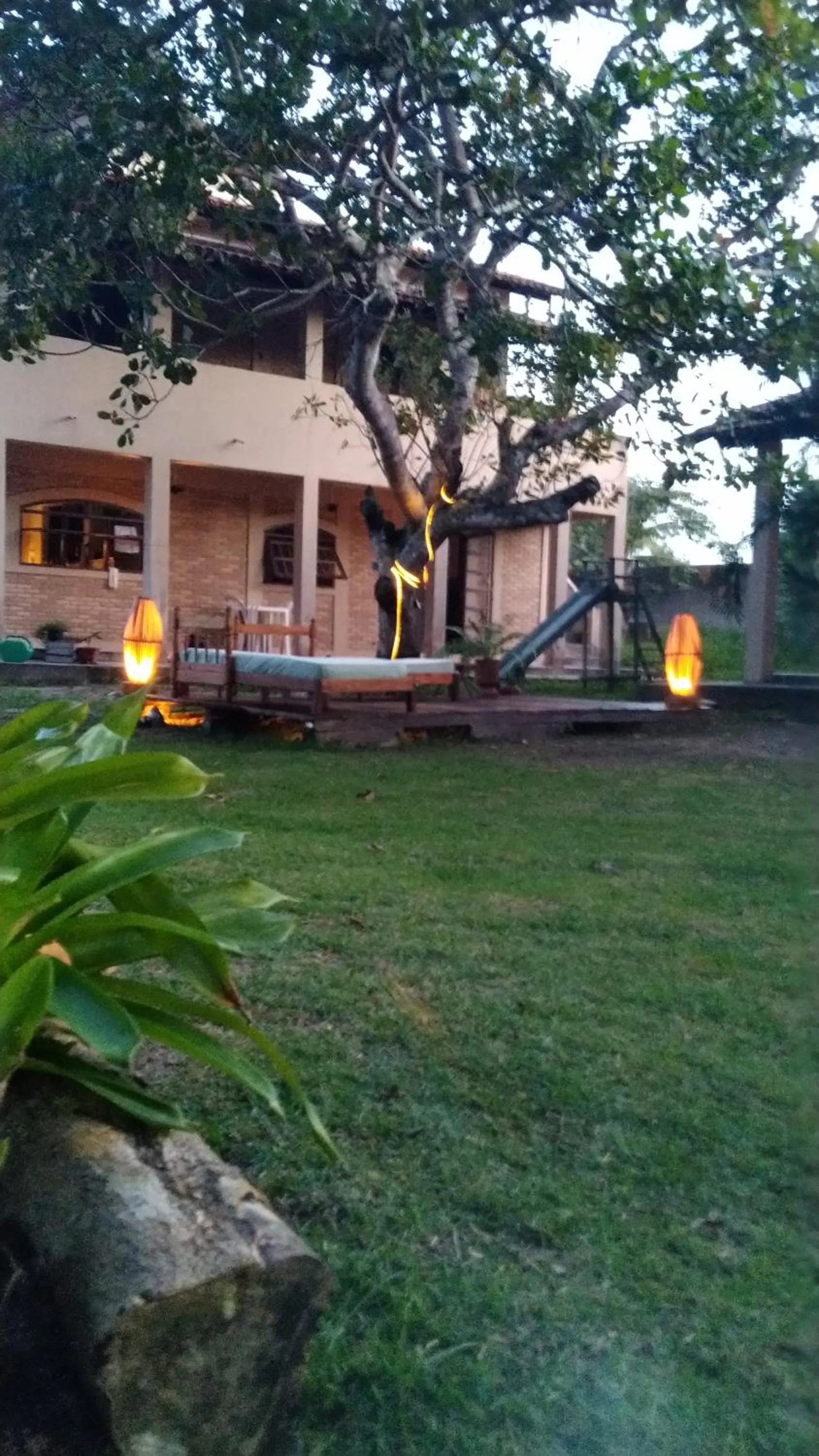 Garden in O Caramuru Hostel - Cumuruxatiba