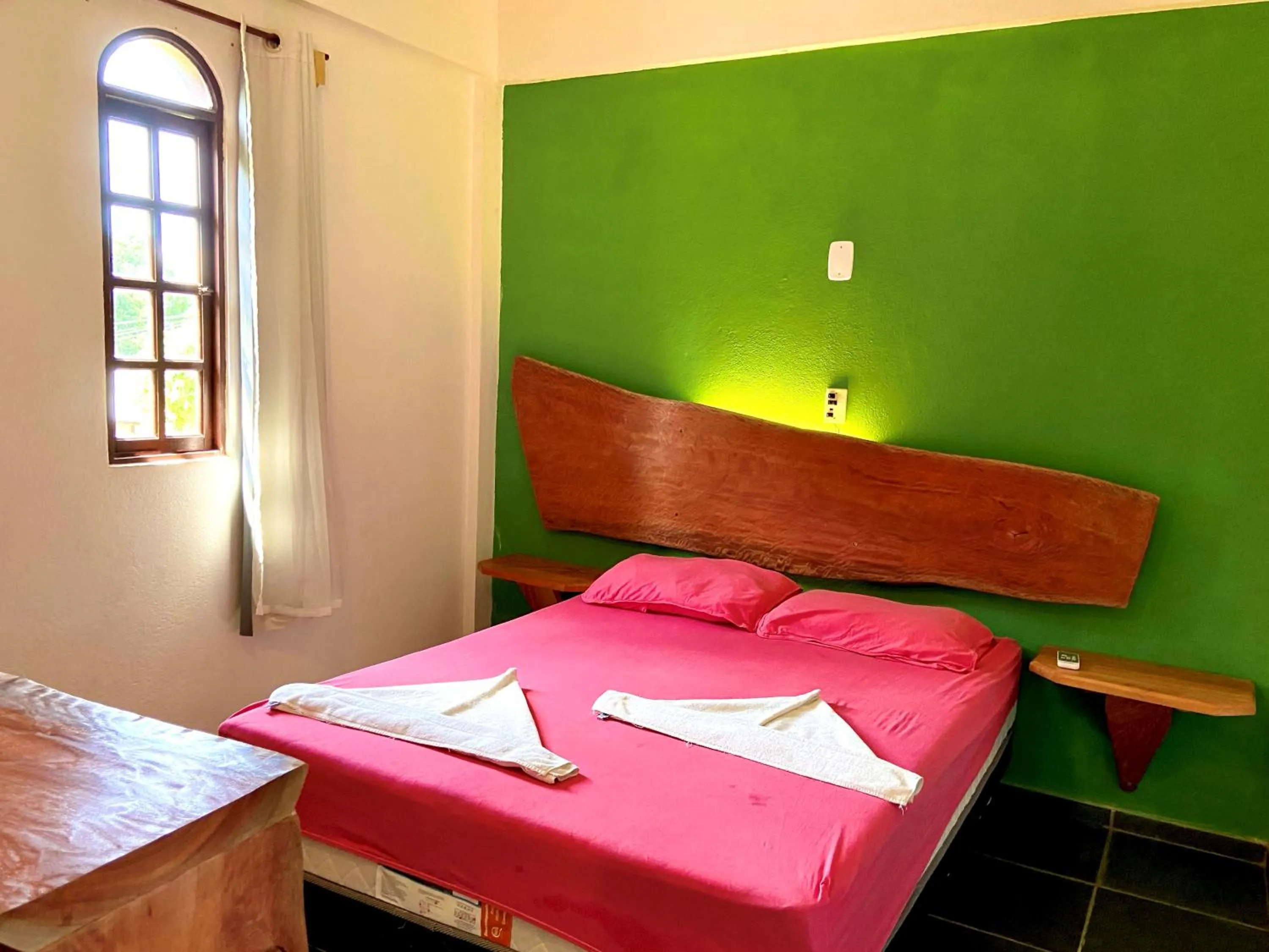 Bed in O Caramuru Hostel - Cumuruxatiba