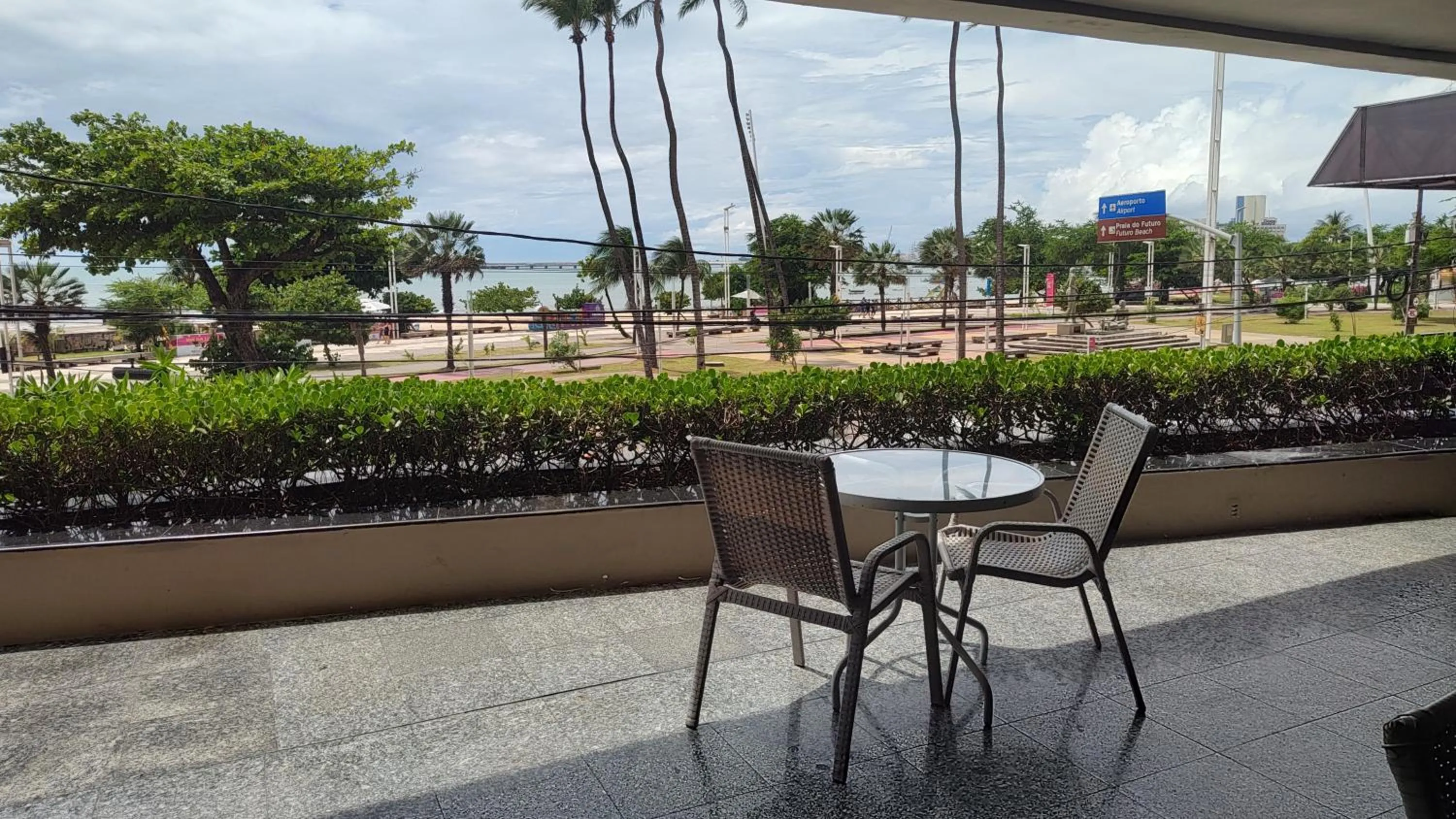 Balcony/Terrace in Iracema Flat 2102 Beira Mar