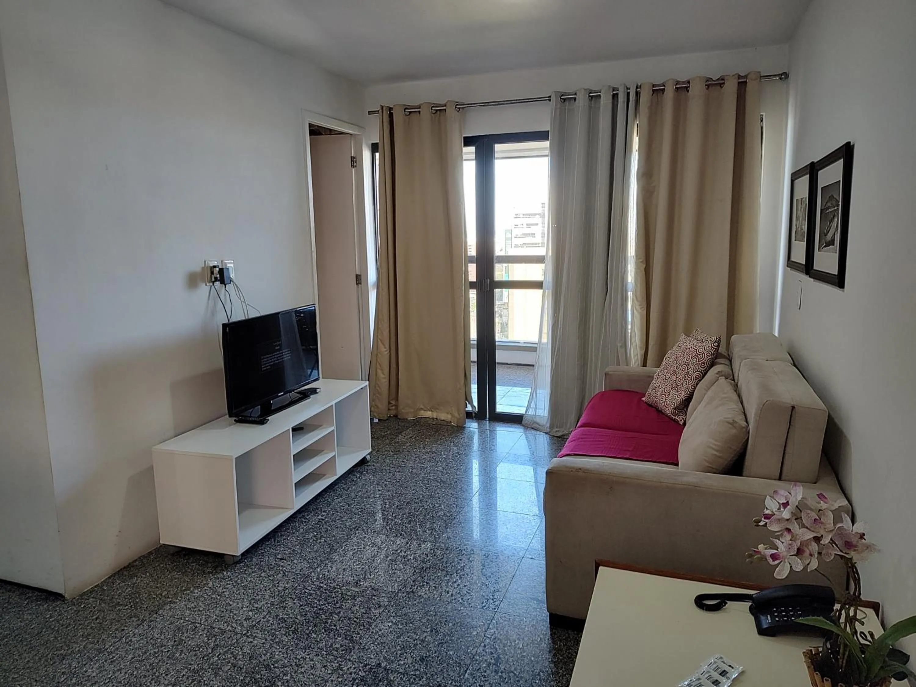 Living room in Iracema Flat 2102 Beira Mar