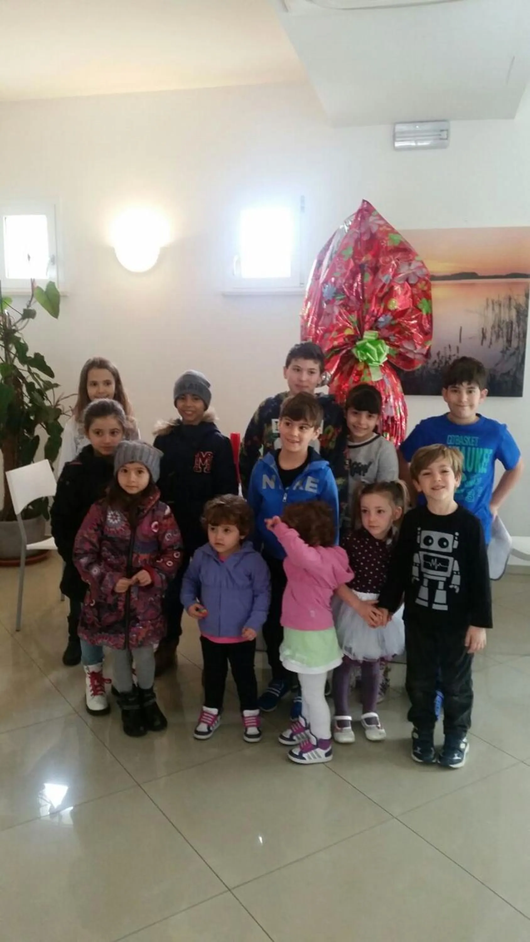 group of guests in Residence Alba Blu