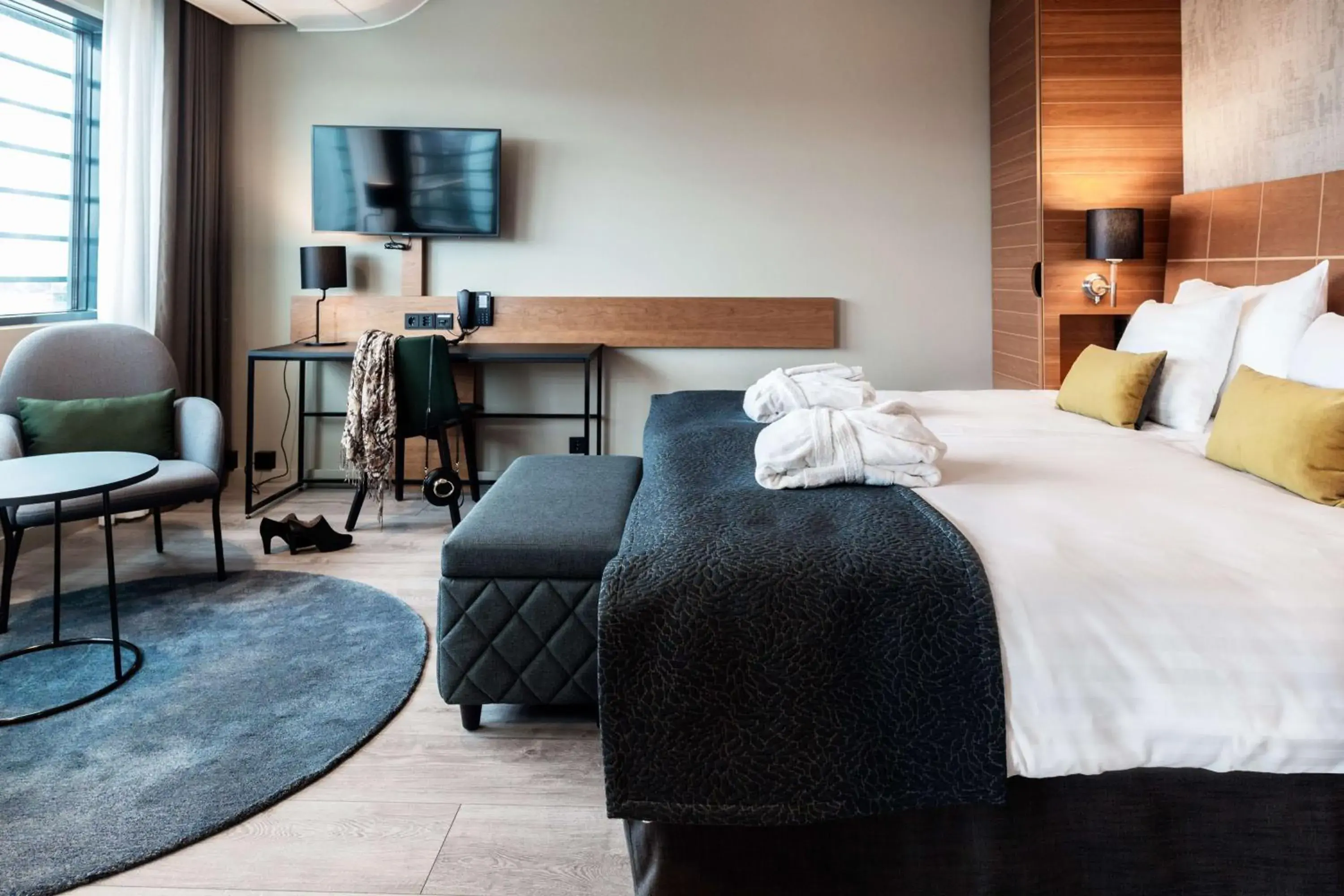 Bedroom, Bed in Scandic Simonkenttä Bedroom, Bed in Scandic Simonkenttä