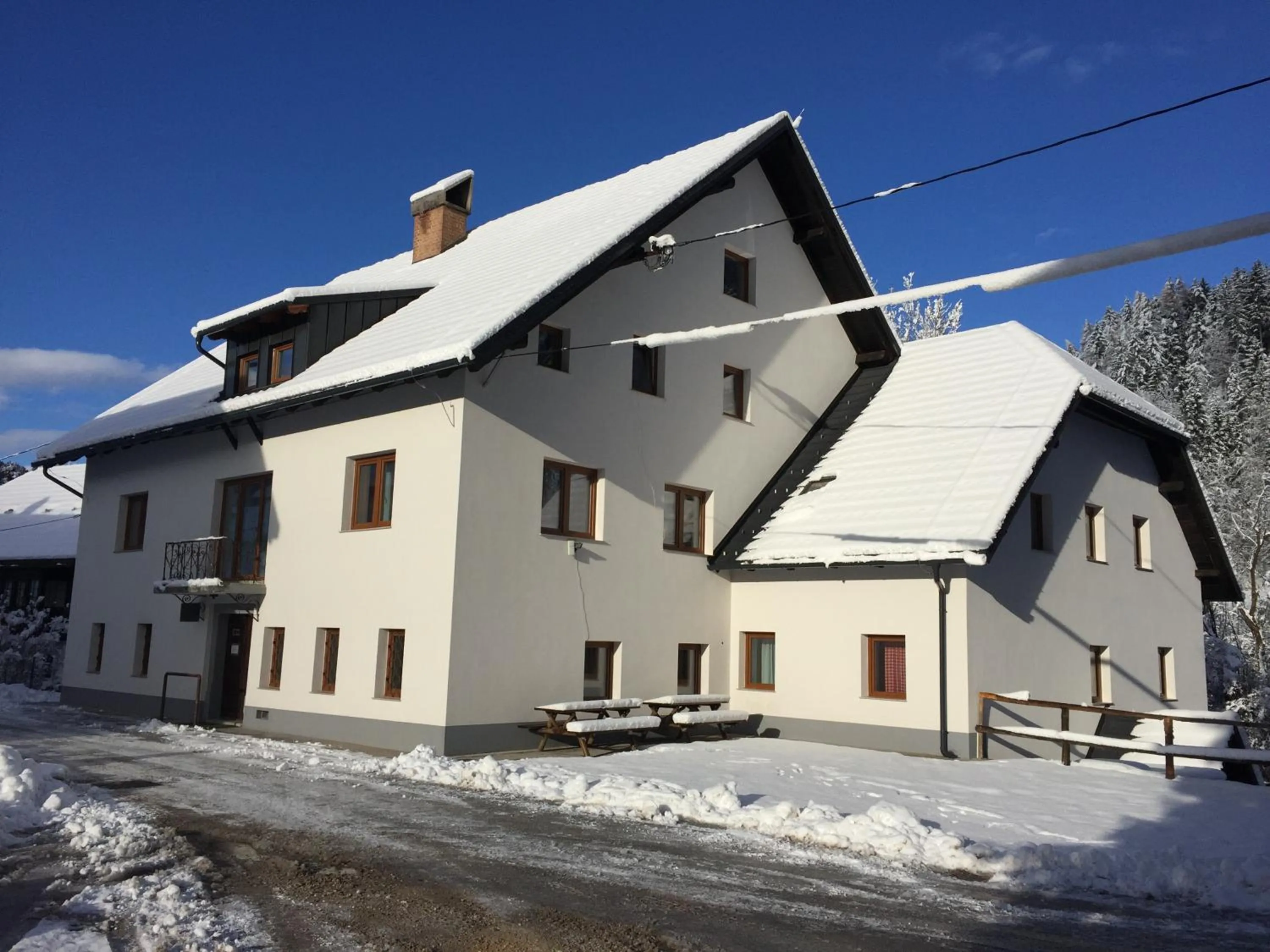 Facade/entrance in Youth Hostel Nika