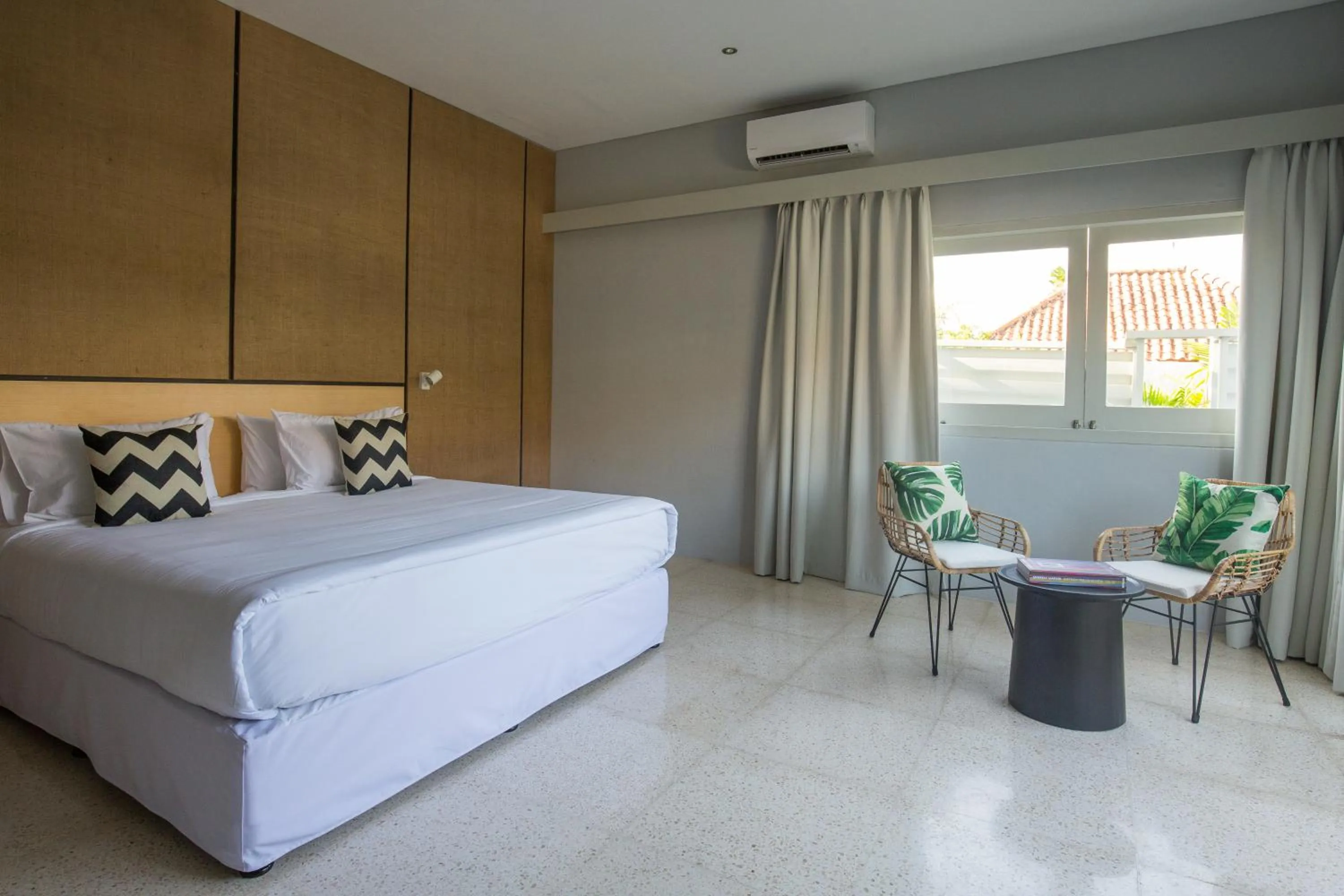 Seating area, Bed in Origin Seminyak