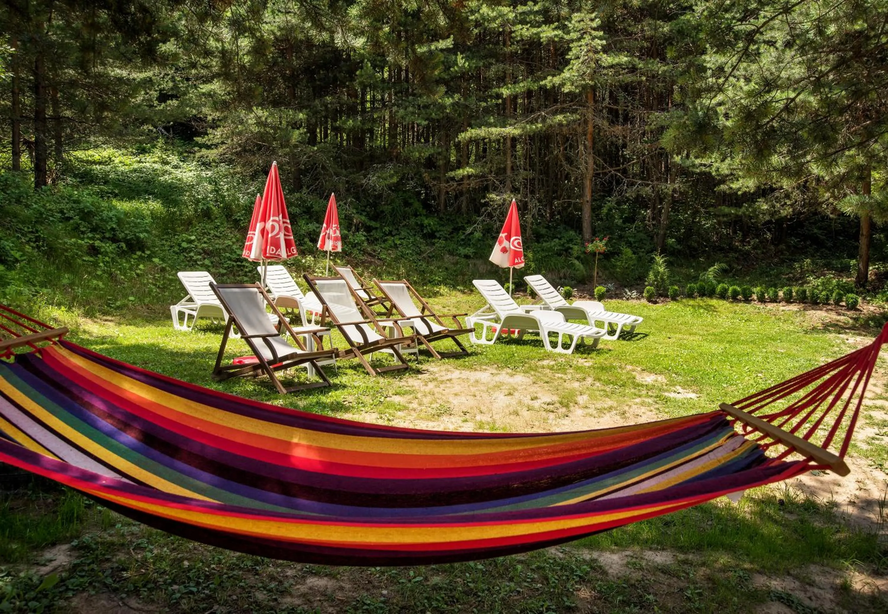 Patio in Guest House Slunchev Cviat