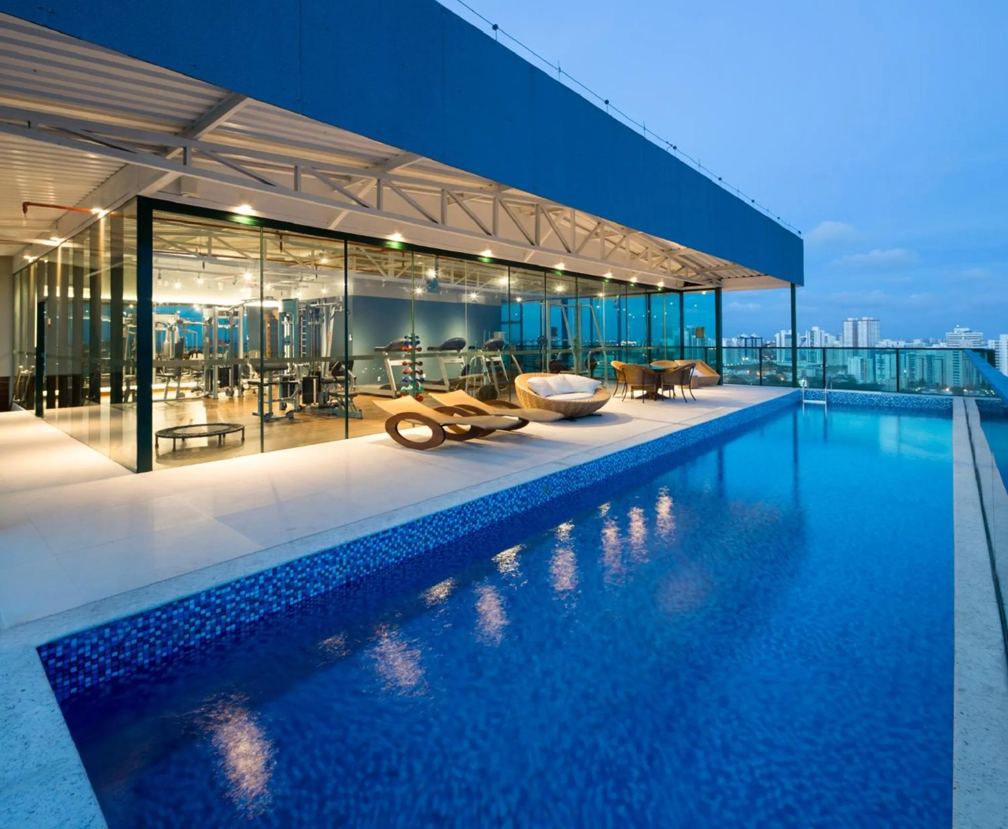 Swimming pool in Sotero Hotel by Castelo Itaipava