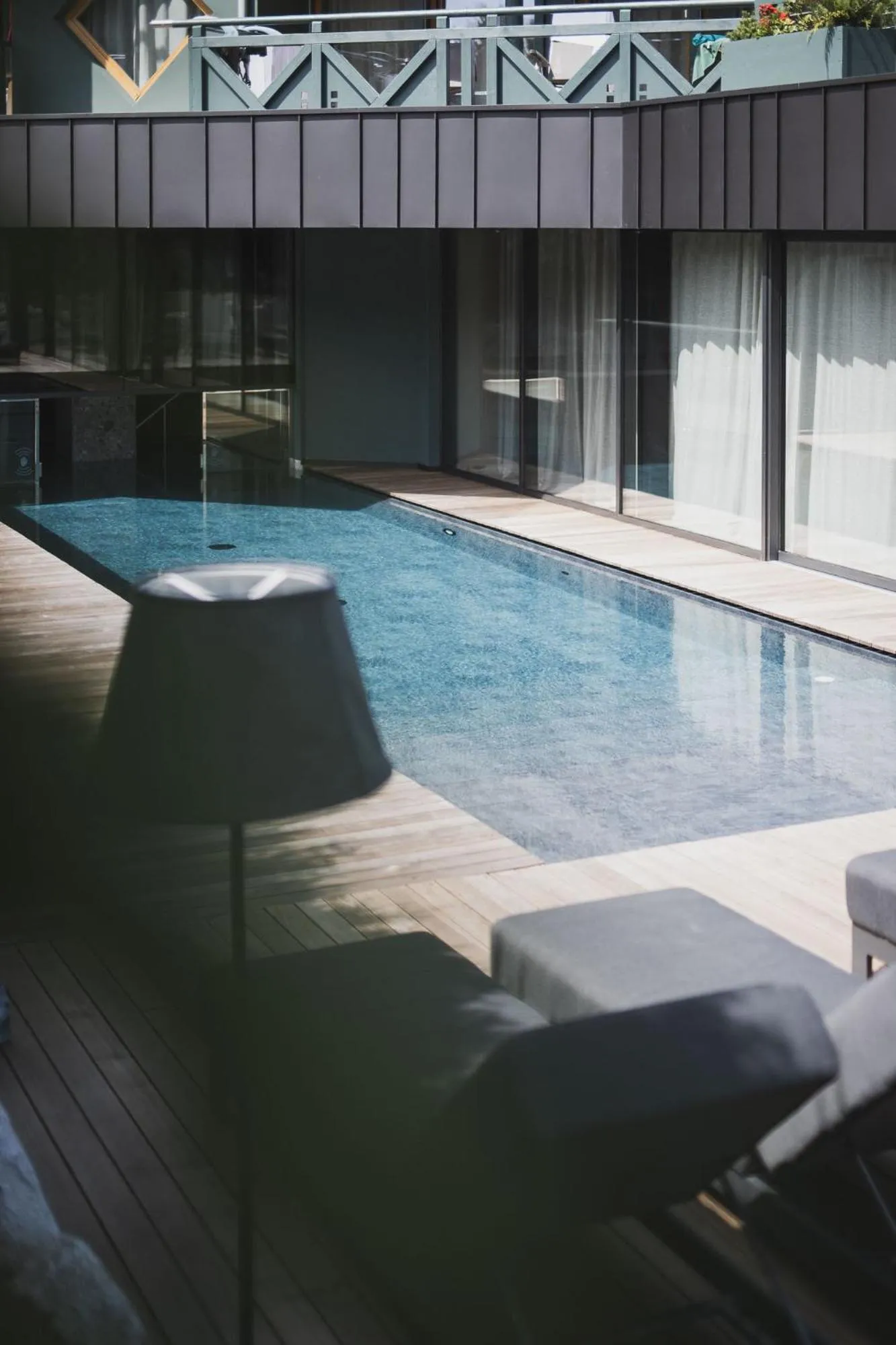 Swimming pool in Nancy's Holiday Homes Dolomites