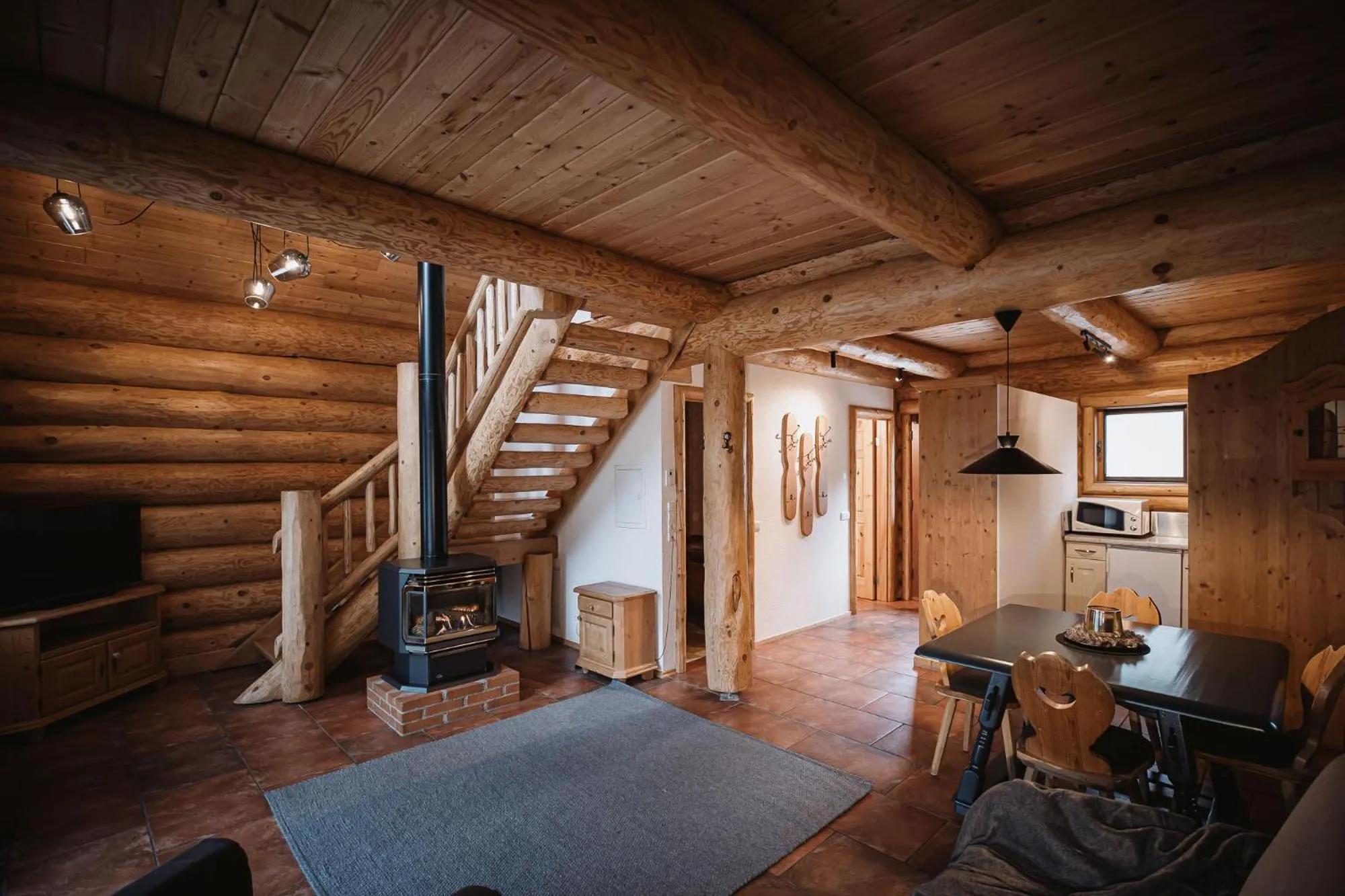 Living room in Nancy's Holiday Homes Dolomites