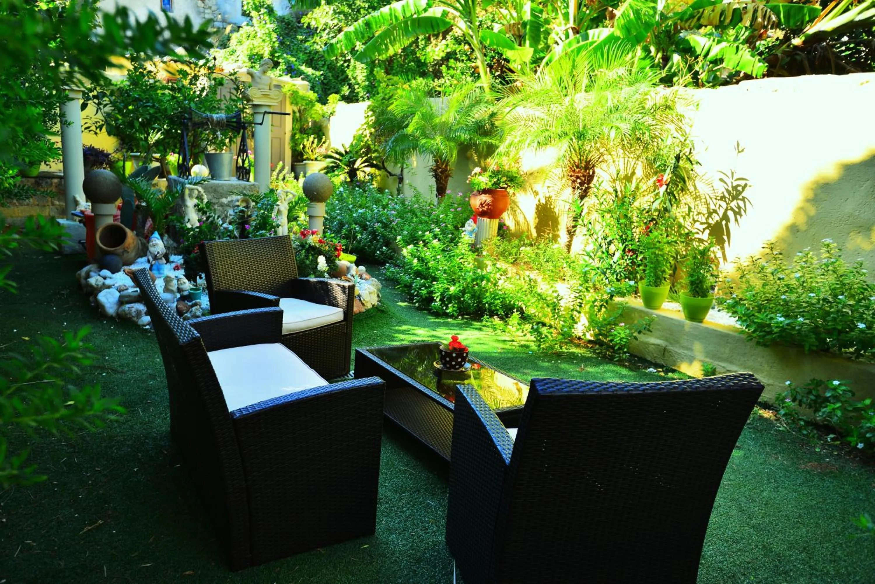 Garden in Olympos Pension