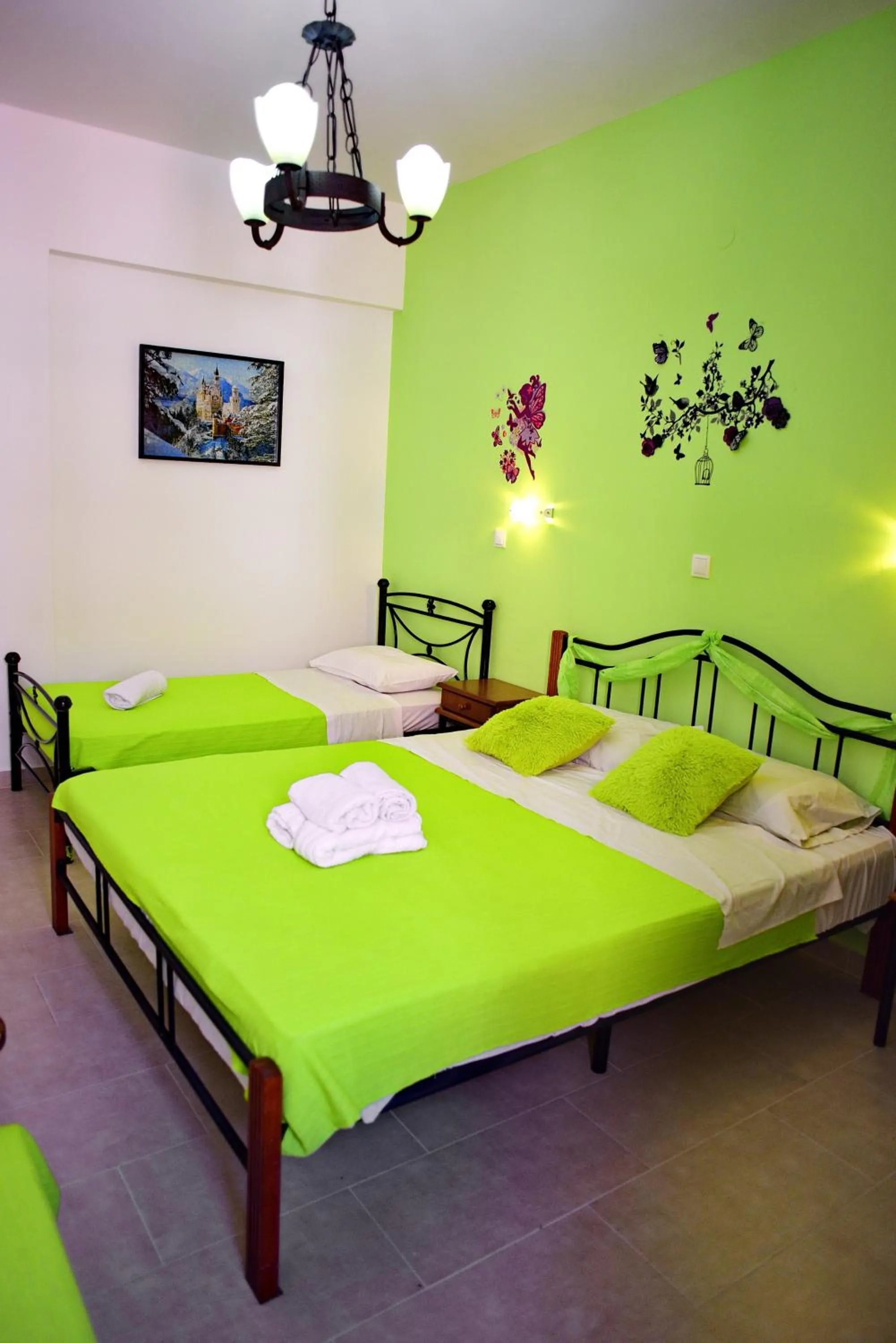 Bed in Olympos Pension