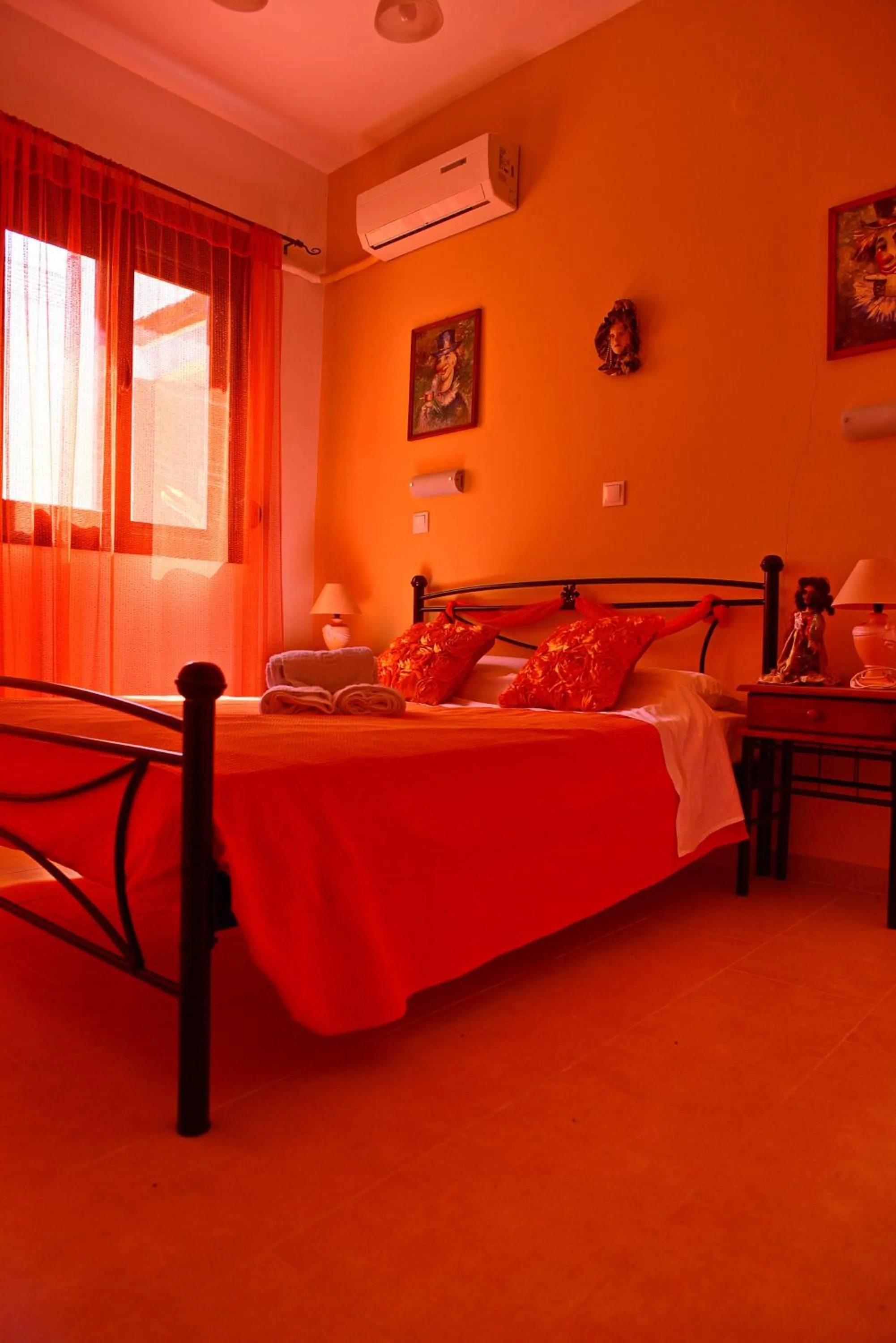 Bed in Olympos Pension