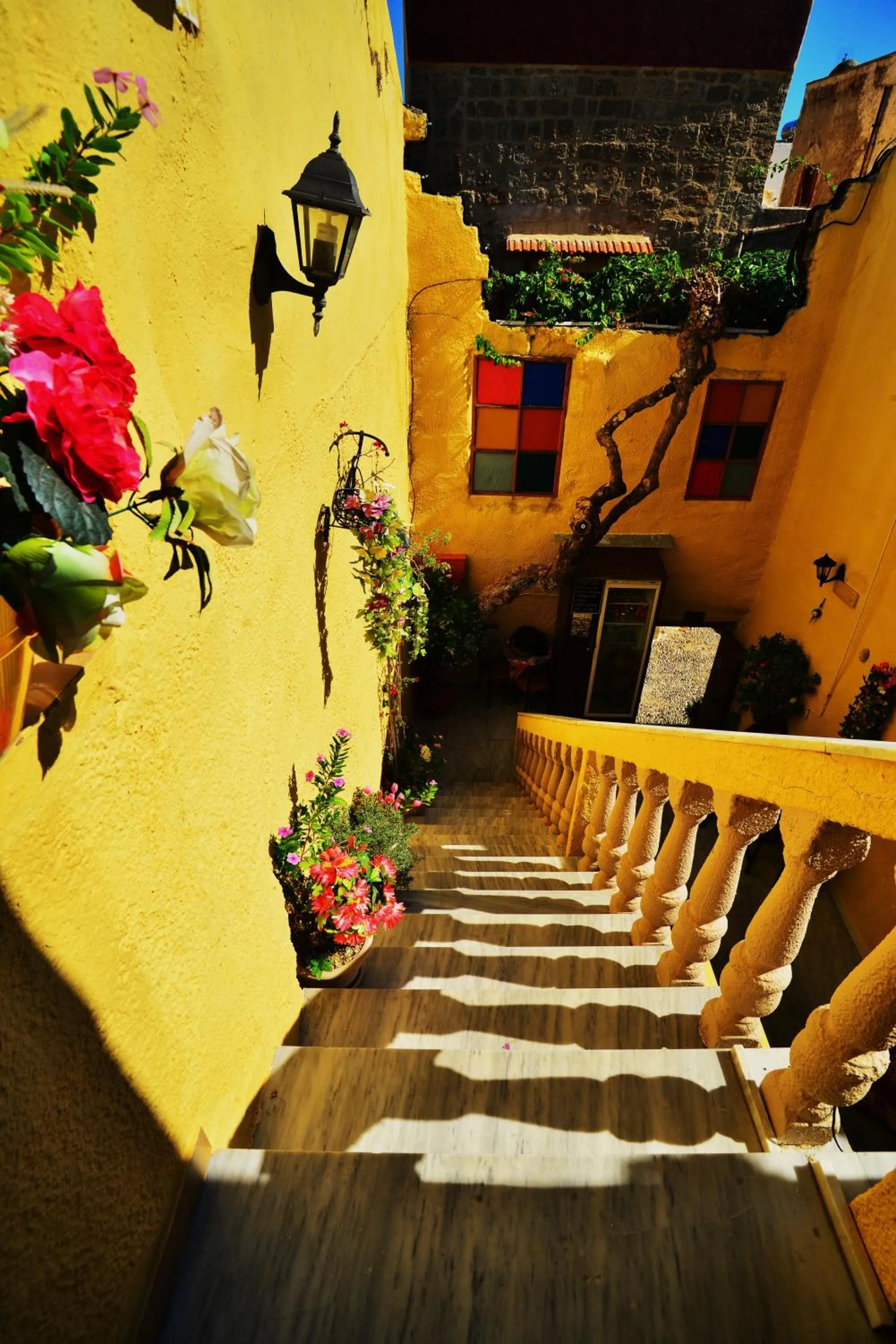 Bird's eye view in Olympos Pension