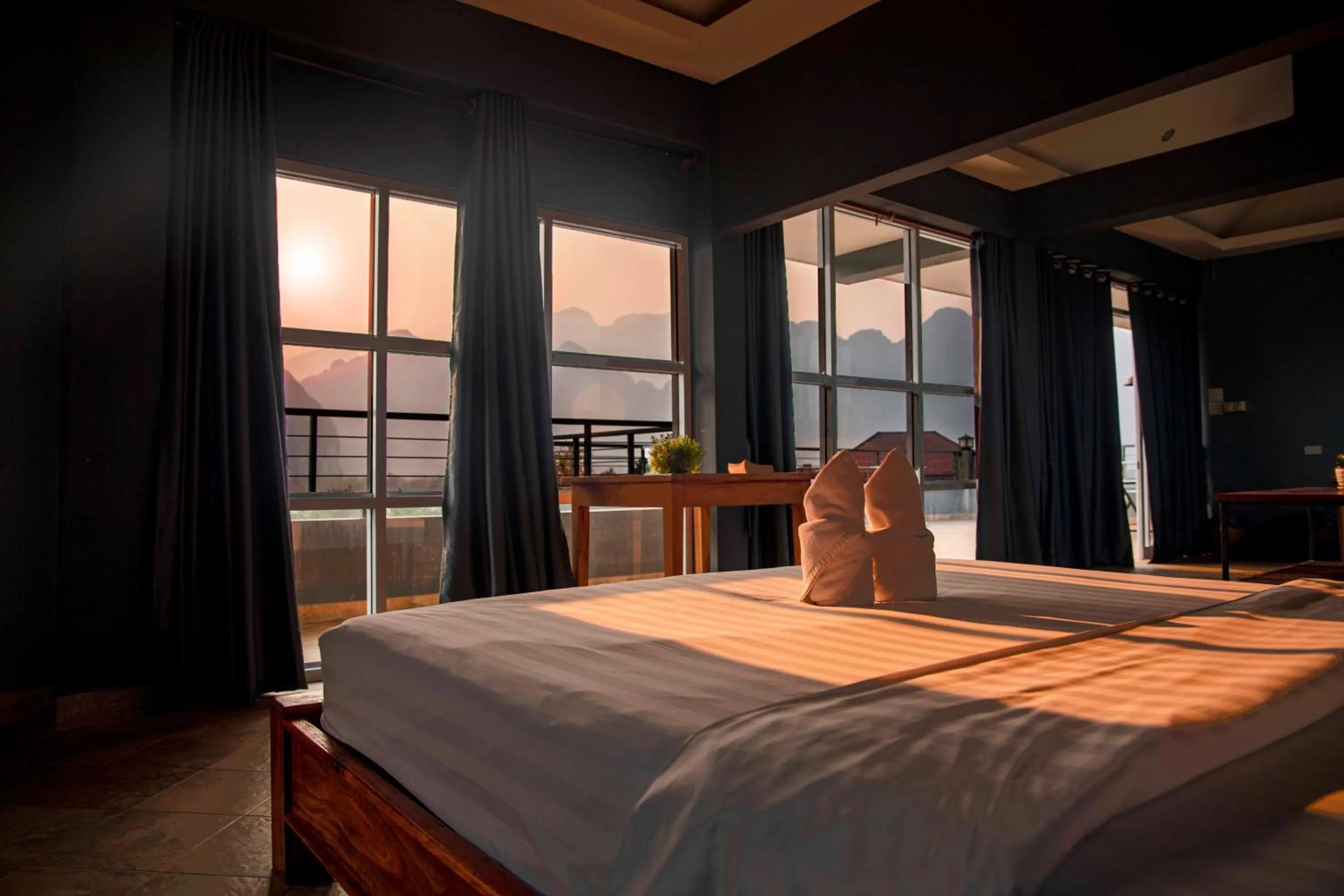 Bed in FARAWAY SUITES