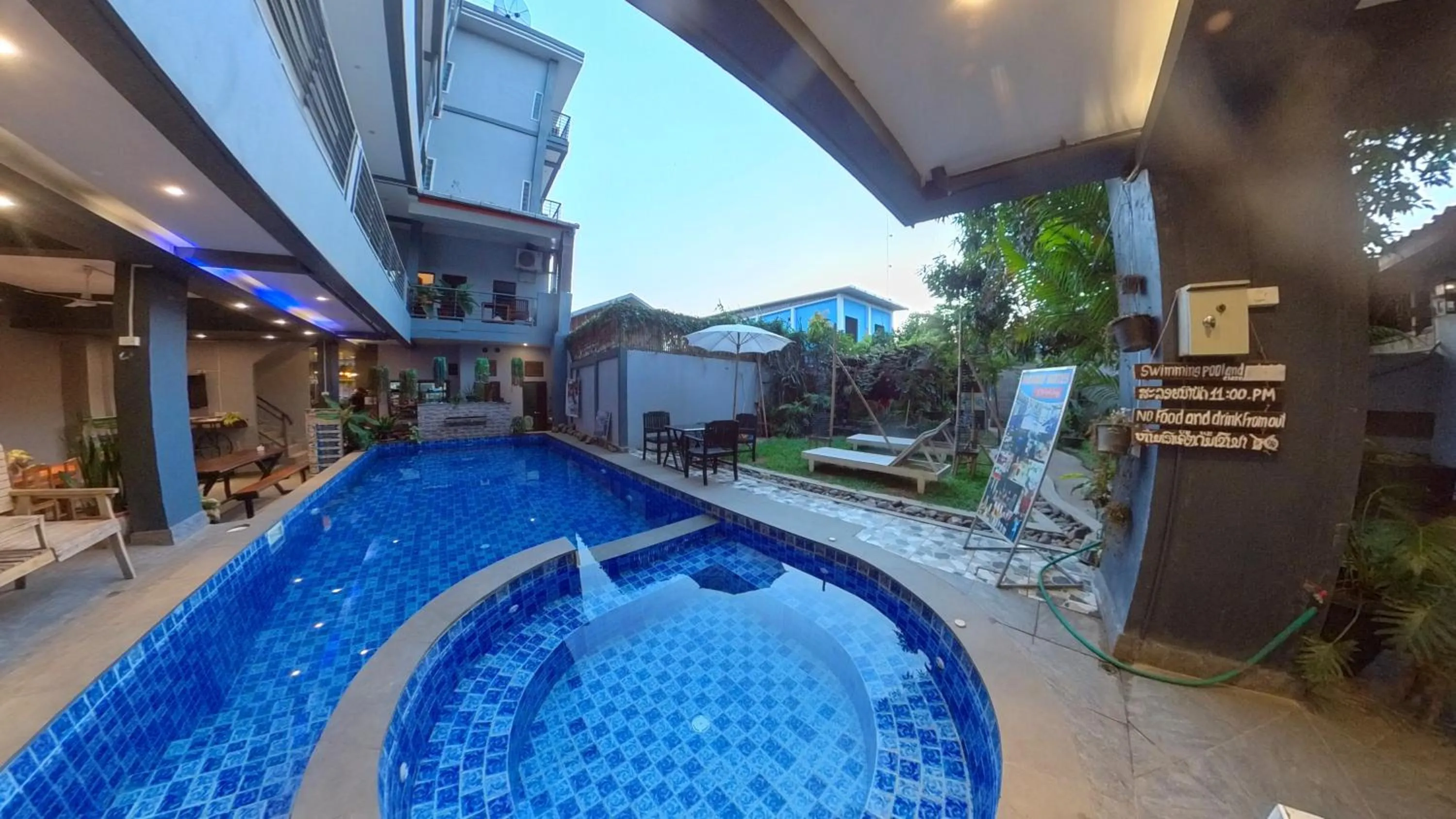 Swimming pool in FARAWAY SUITES