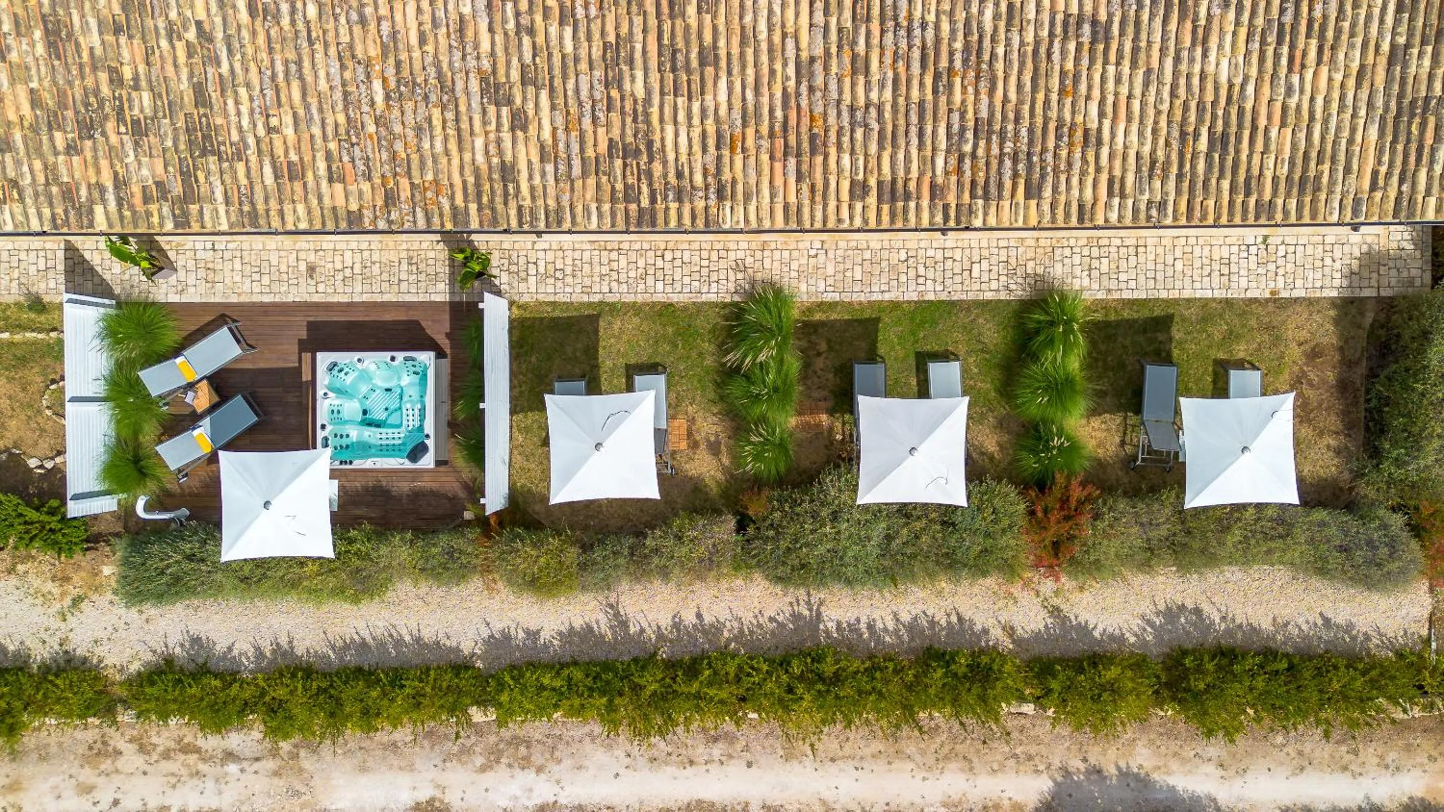 Bird's eye view in Ballium Luxury Relais