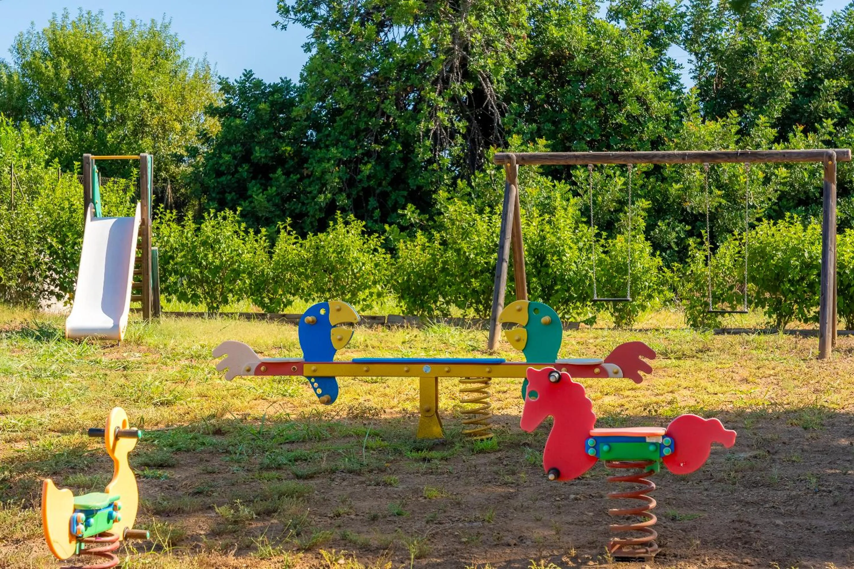 Children play ground in Ballium Luxury Relais